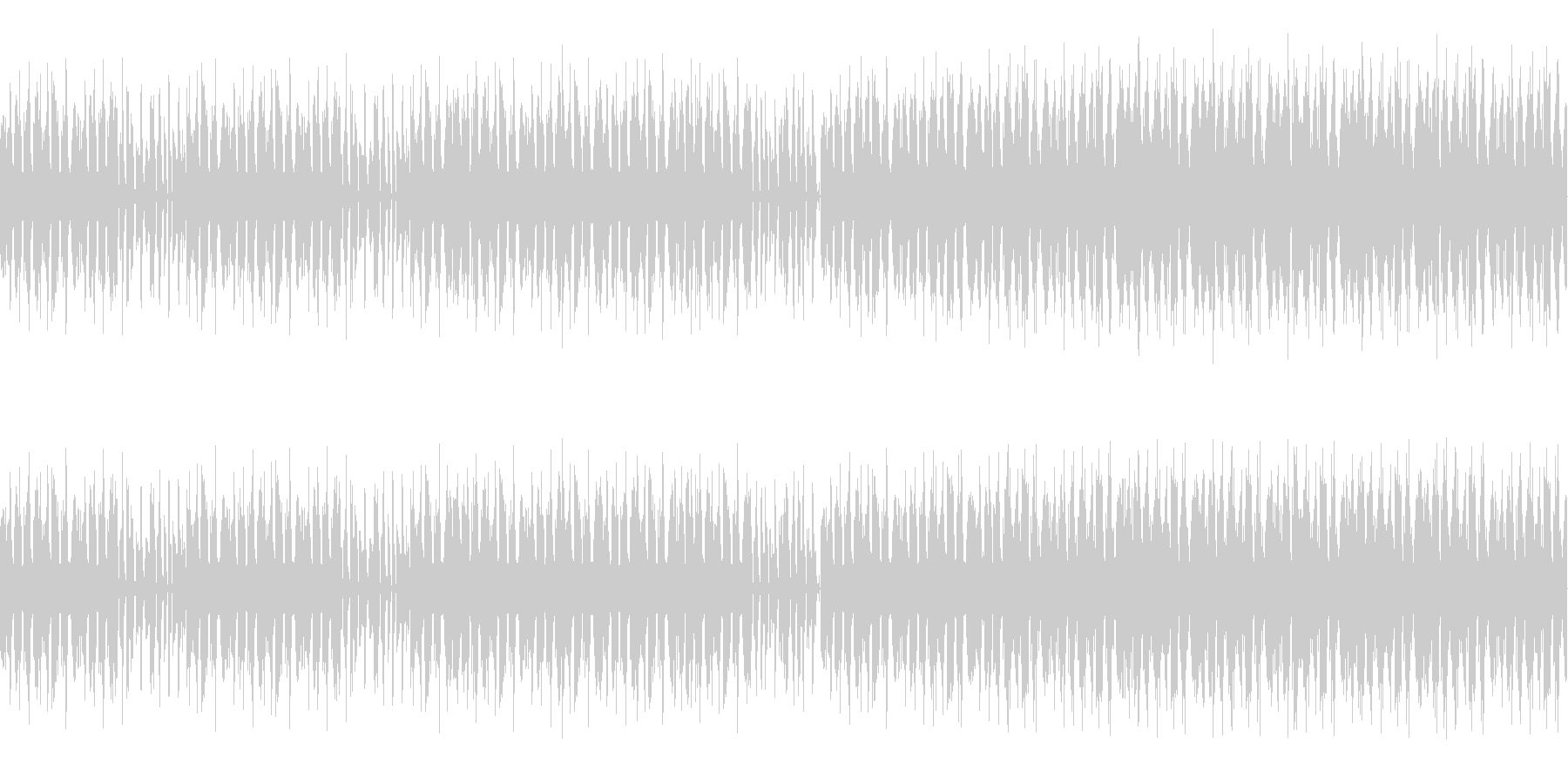 クラブBGM、DJライブBGMの未再生の波形