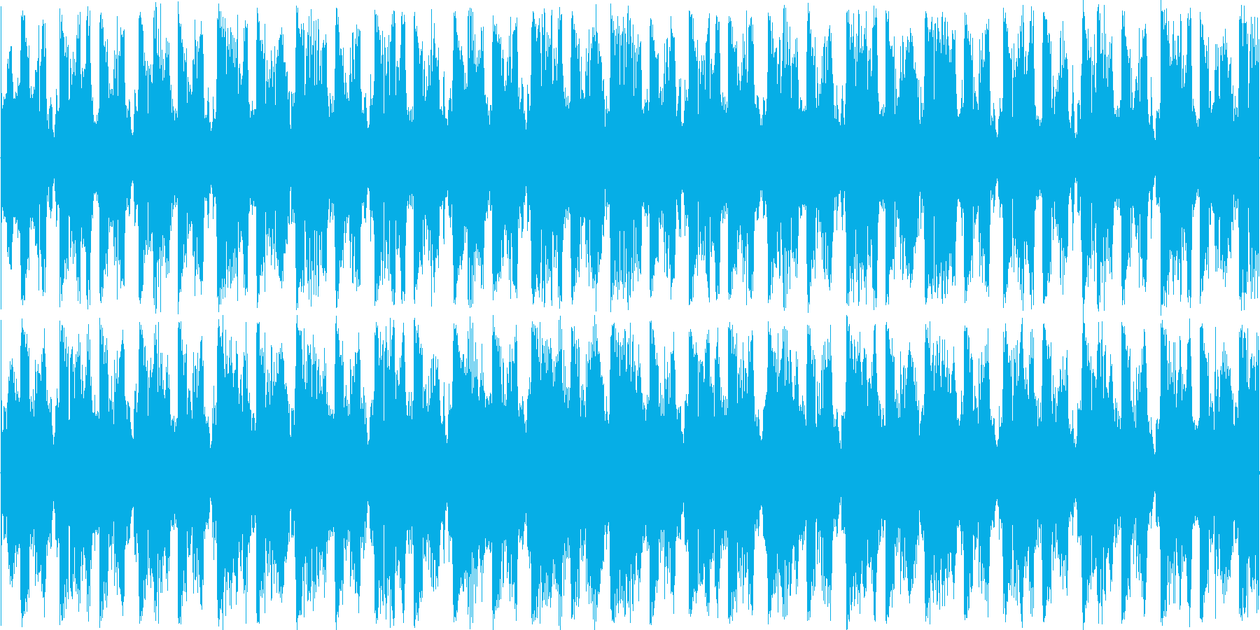 ハウスのリズムを強調した楽曲です。の再生済みの波形