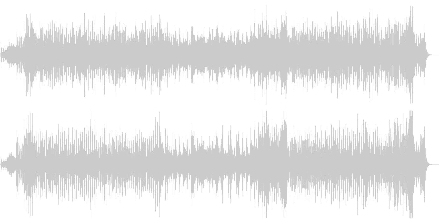 冒険をイメージした壮大なゲーム音楽の未再生の波形