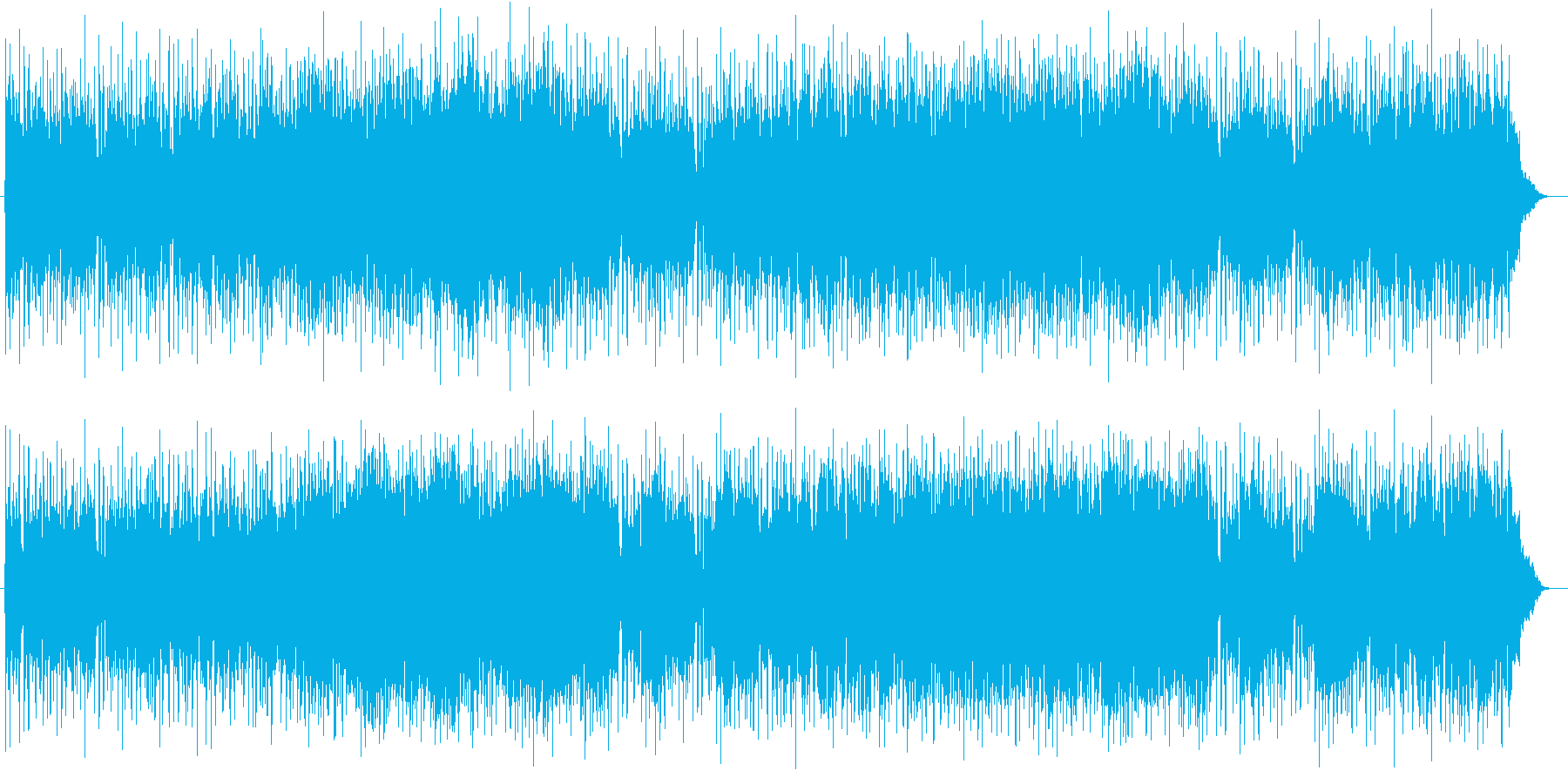 クールで疾走感のあるテクノAORポップの再生済みの波形