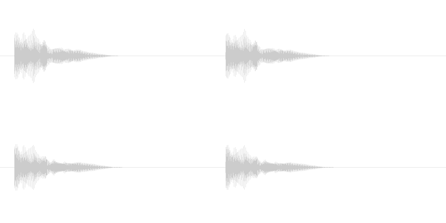 ポヨーン ポヨーン (ムックリの音)の未再生の波形