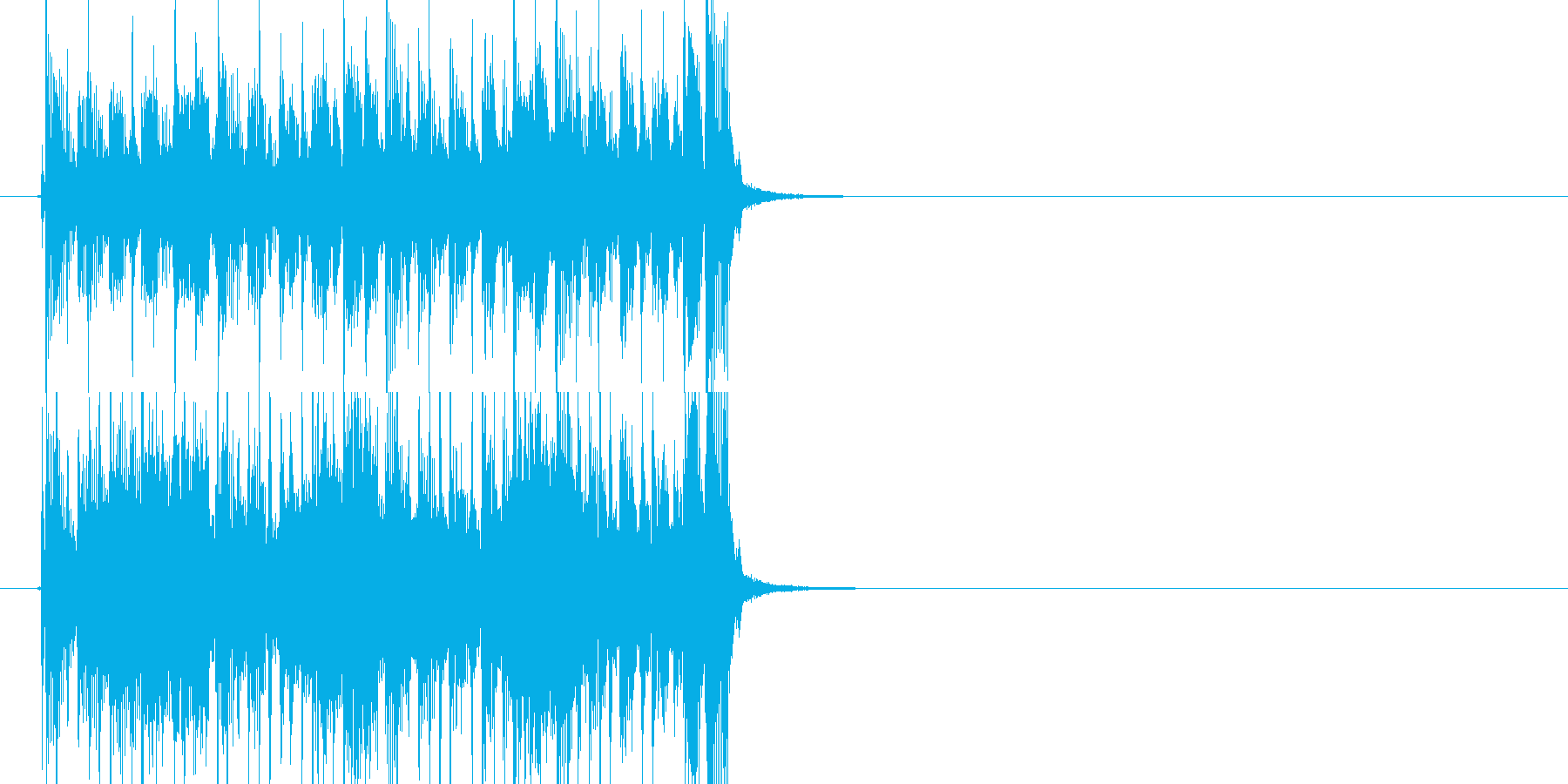 ポップジングルの再生済みの波形