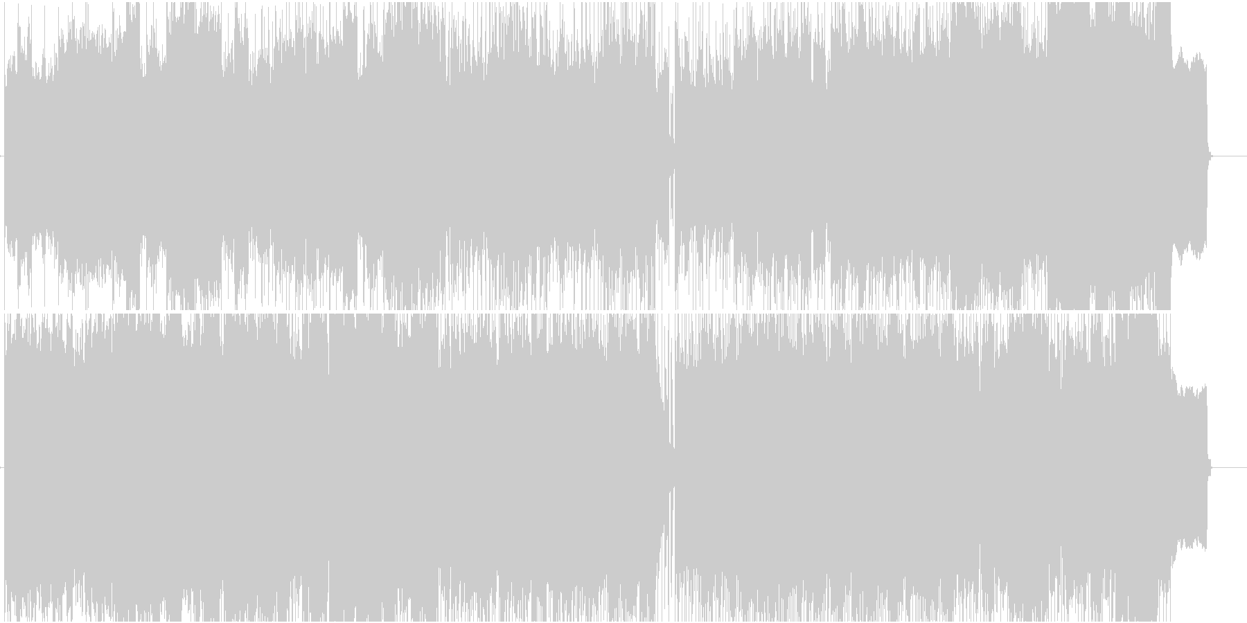 FM音源80年代風の未再生の波形
