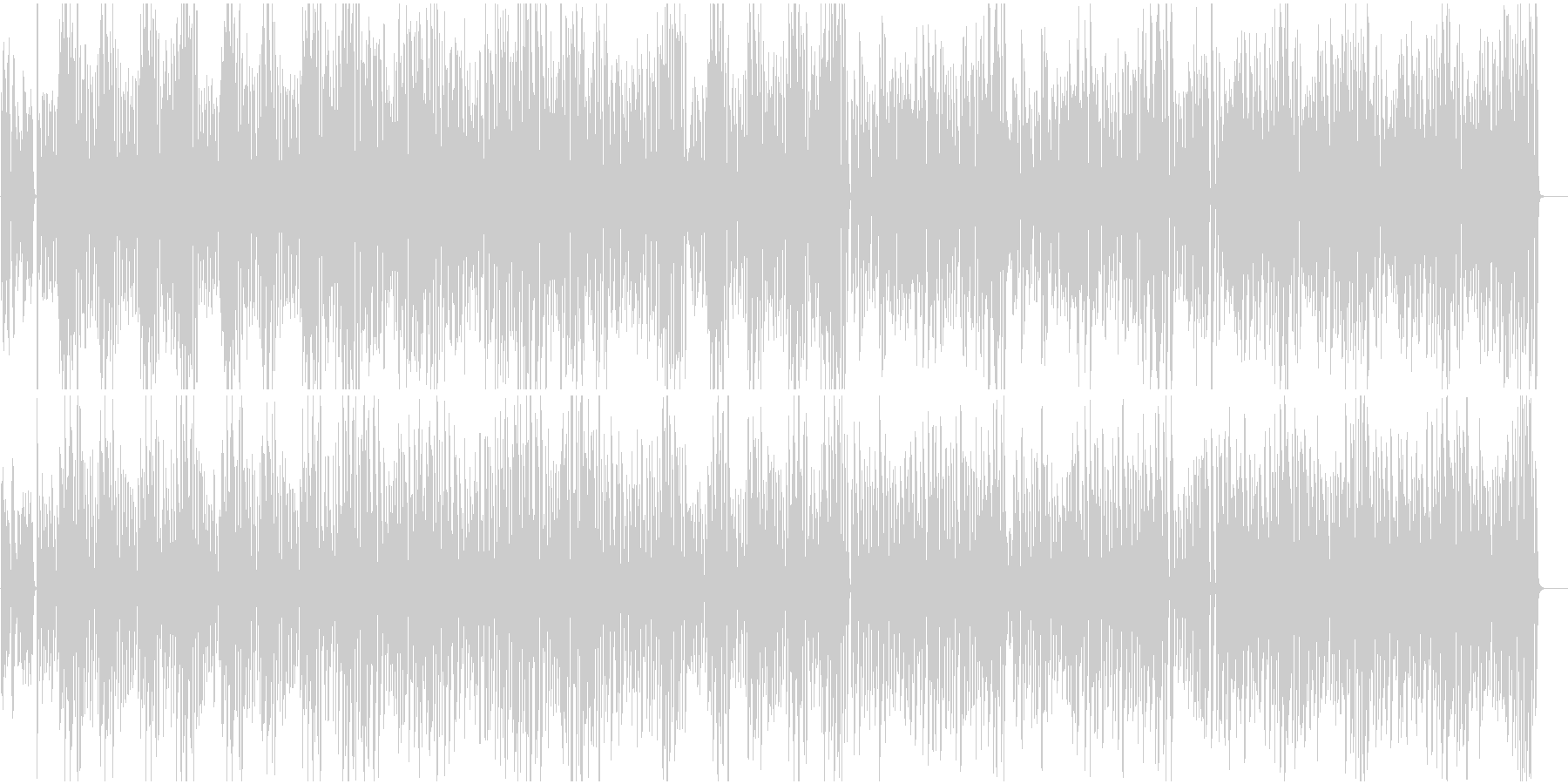 ピアノ名曲 ラグタイムと言えばこの曲の未再生の波形