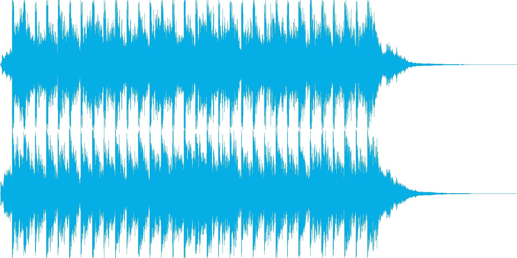 キラキラしたポップ BGMの再生済みの波形