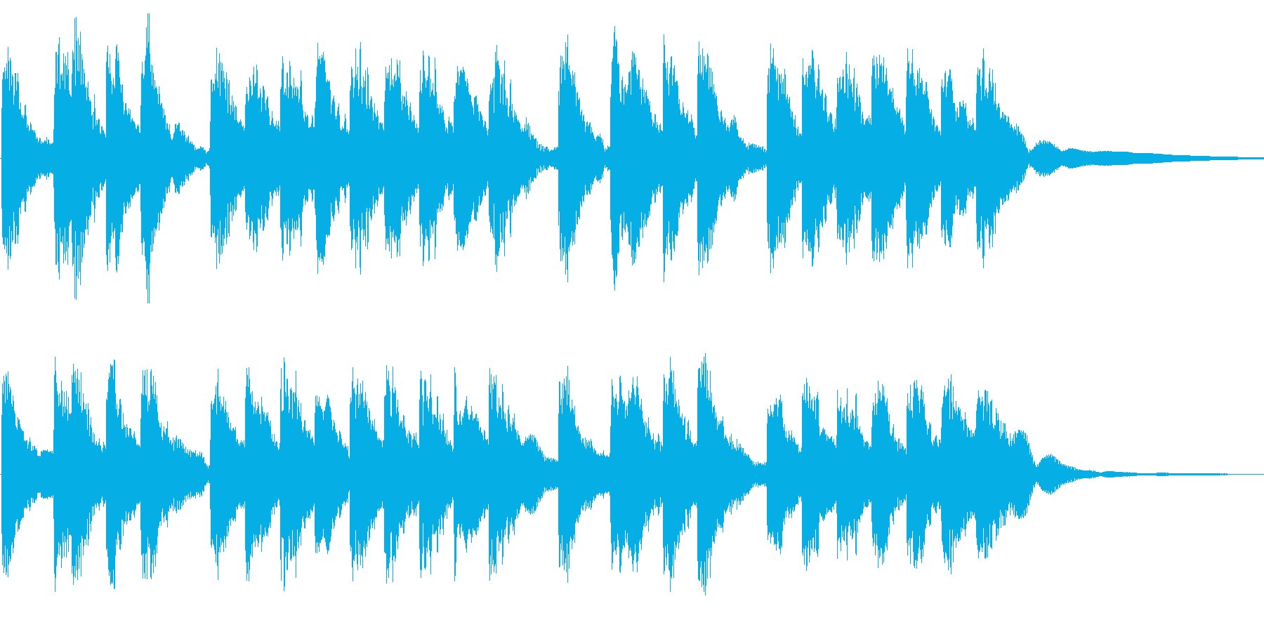 冬をイメージしたベル曲です。宜しくお願…の再生済みの波形