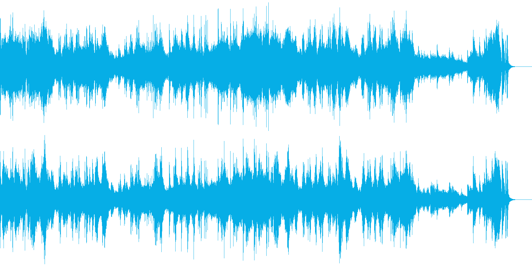 エチュード「革命」(ピアノ)の再生済みの波形