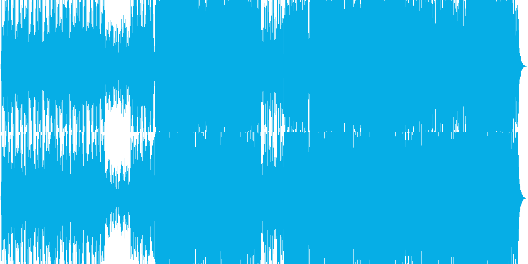 勇敢なオーケストラBGMの再生済みの波形