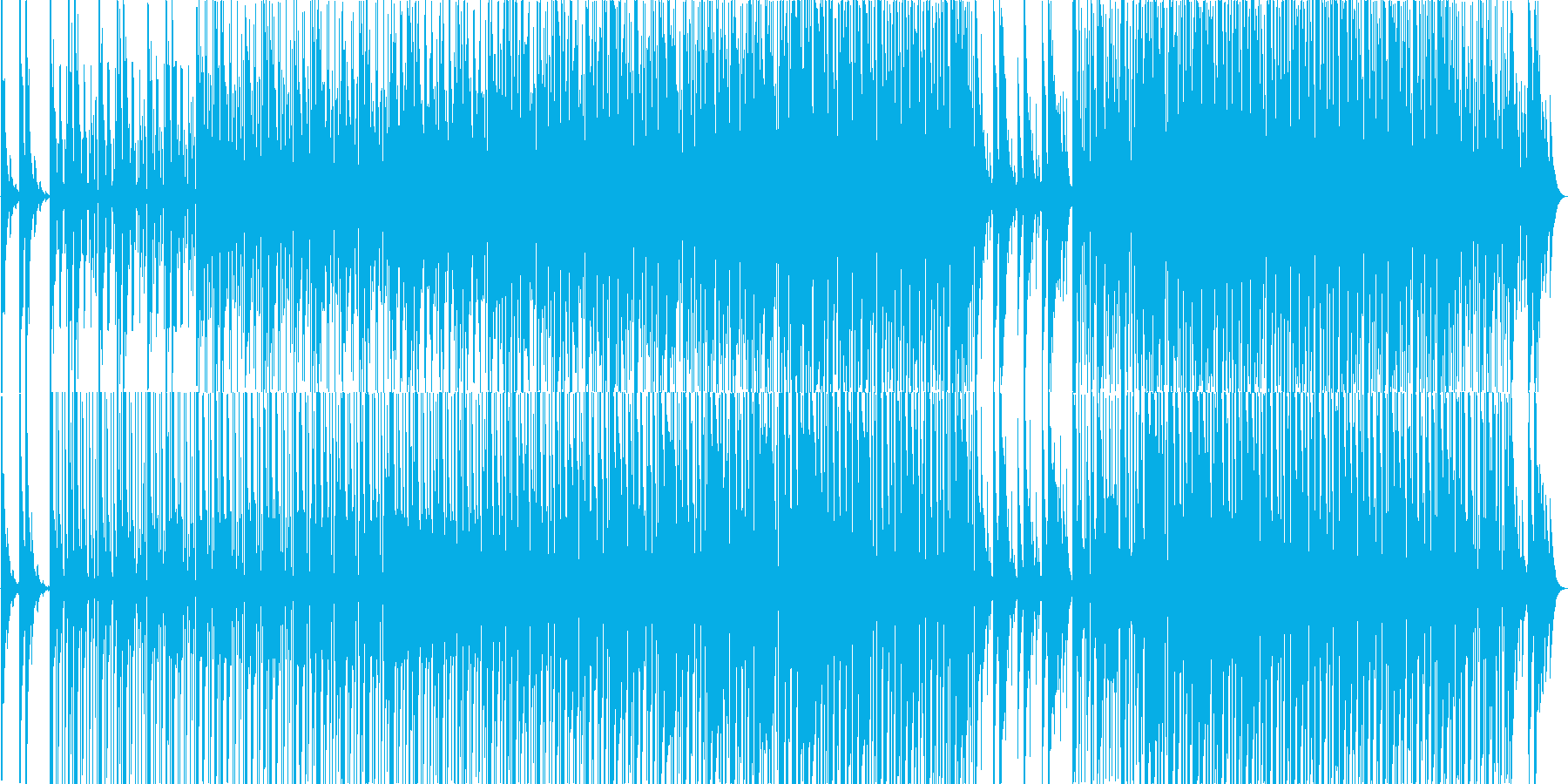 ゆったりやさしいエレクトロニカですの再生済みの波形