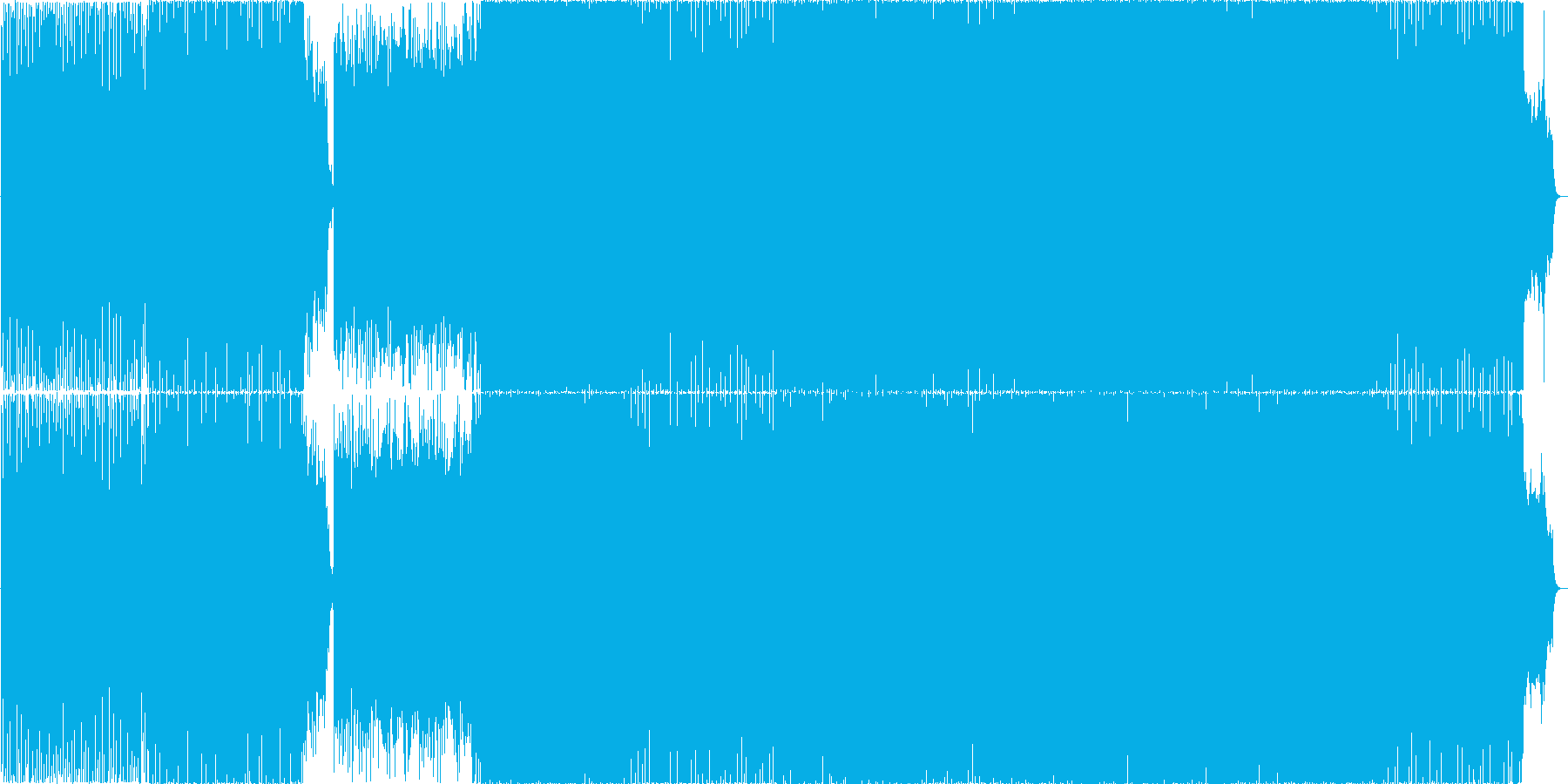 冬や妖精をイメージした壮大なトランスの再生済みの波形