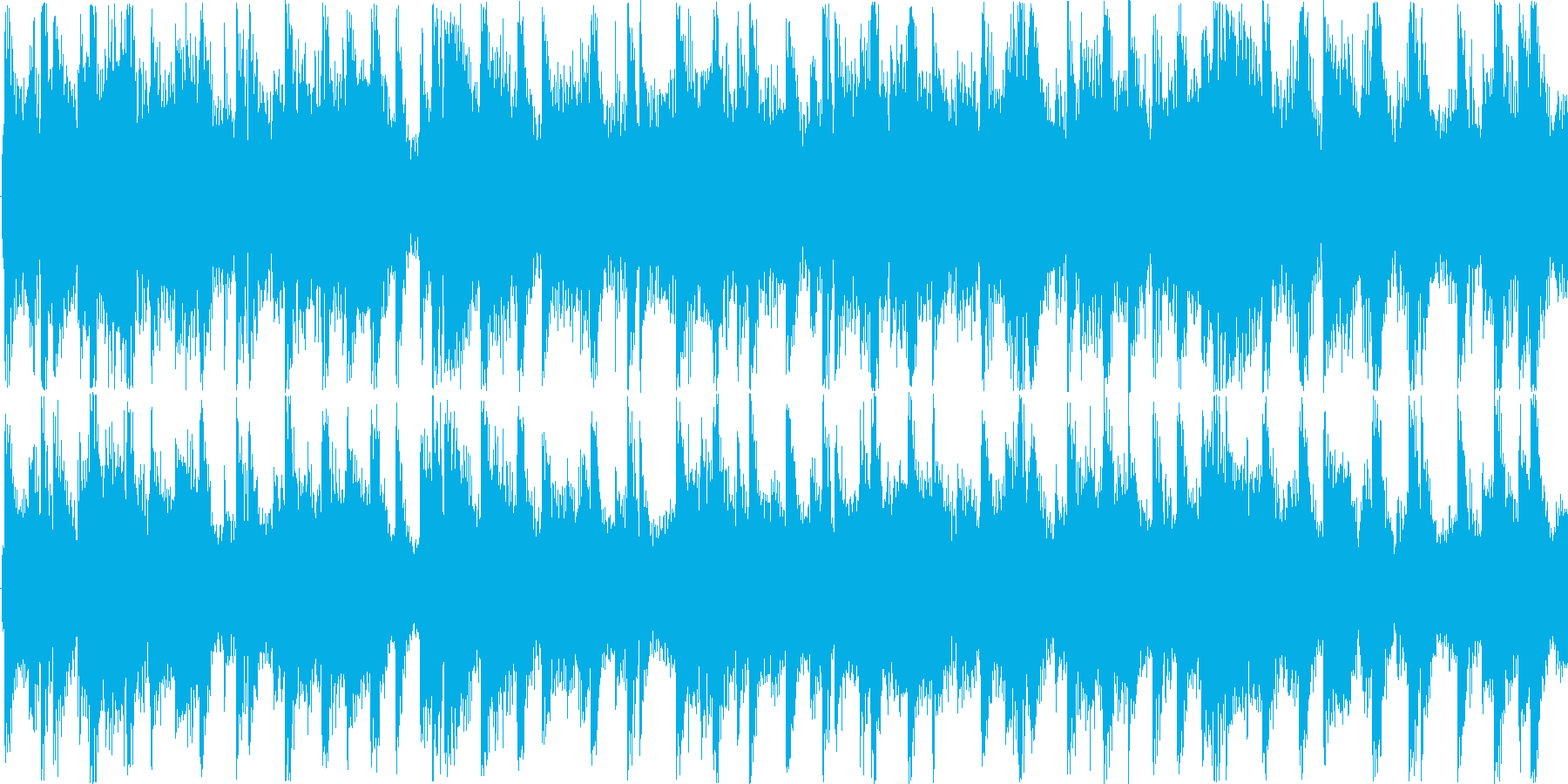 空間的な音響を駆使したループ楽曲です。の再生済みの波形