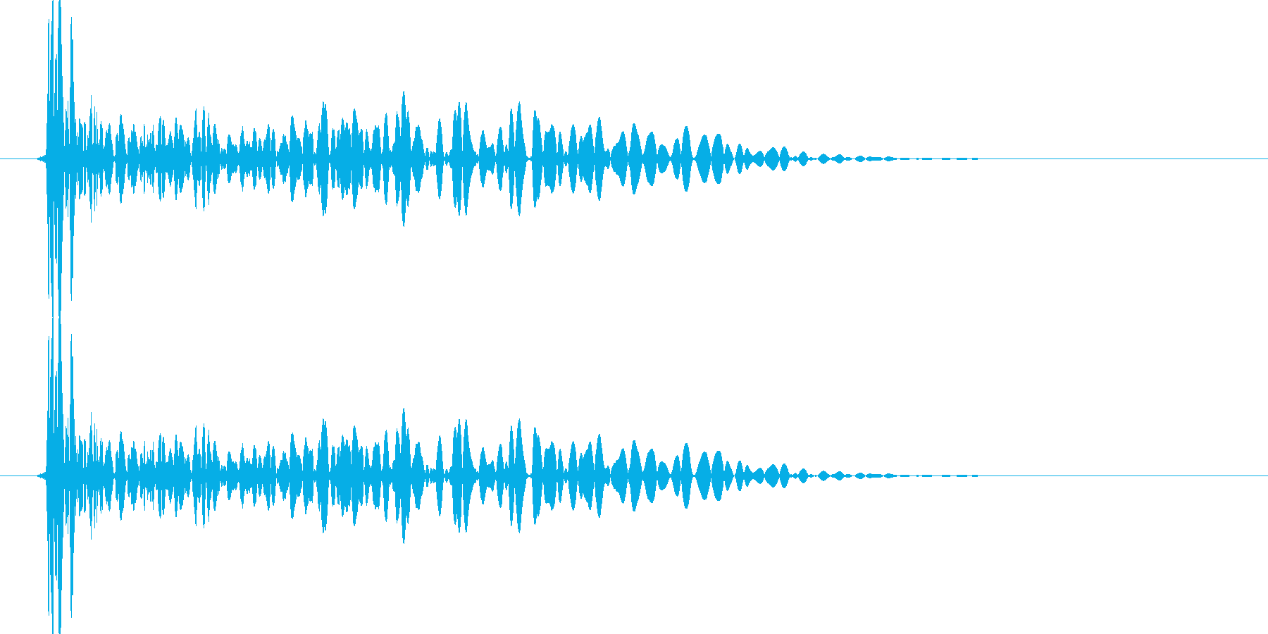 ぴゅーん!(コミカルタッチ発射音)の再生済みの波形