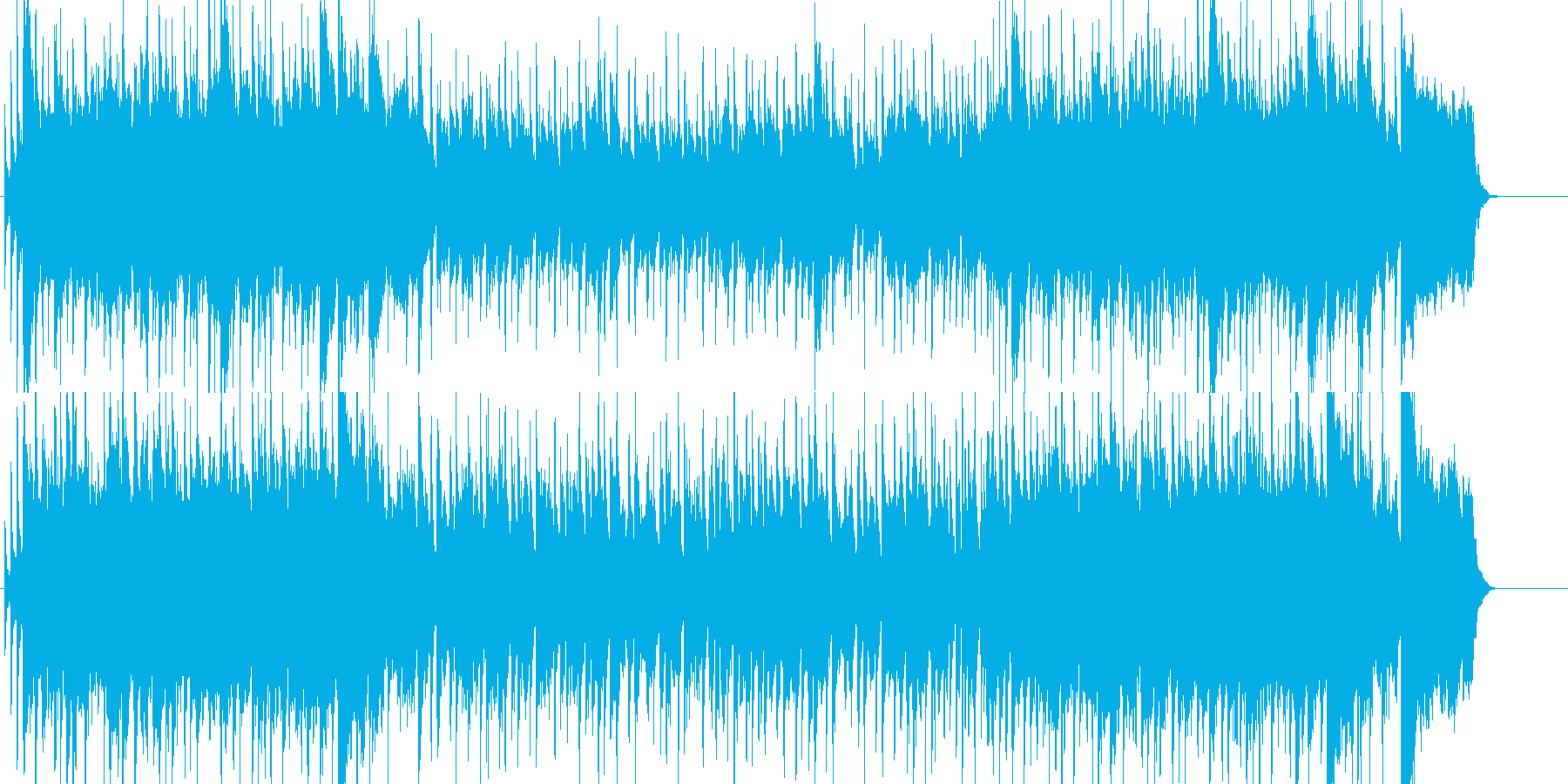 さわやか、いきいき、楽しい、ショッピングの再生済みの波形