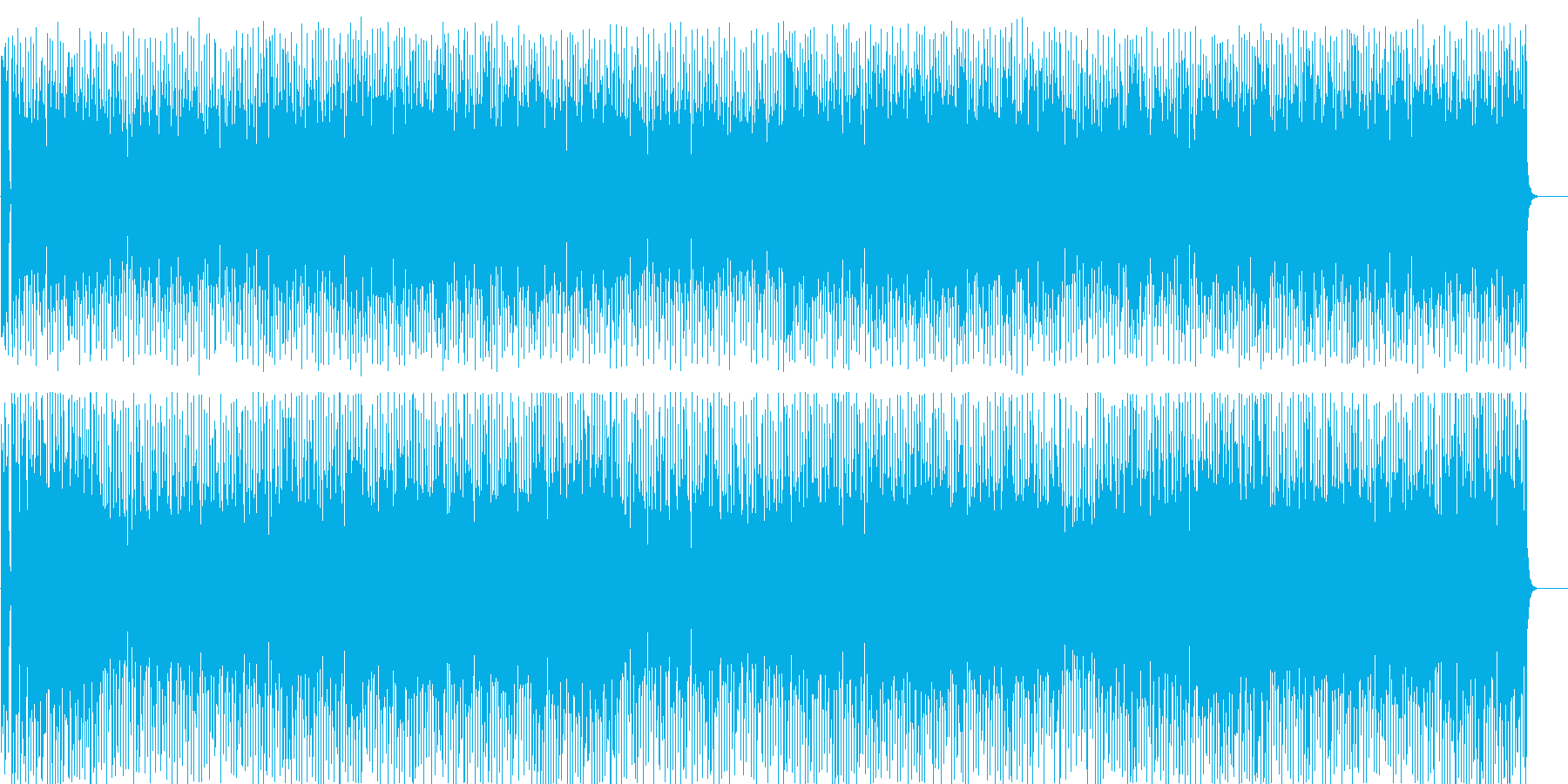 オープニング 前進 はつらつの再生済みの波形