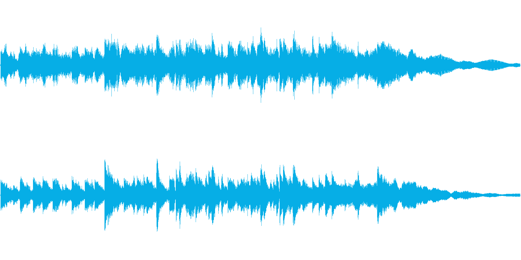 sky songの再生済みの波形