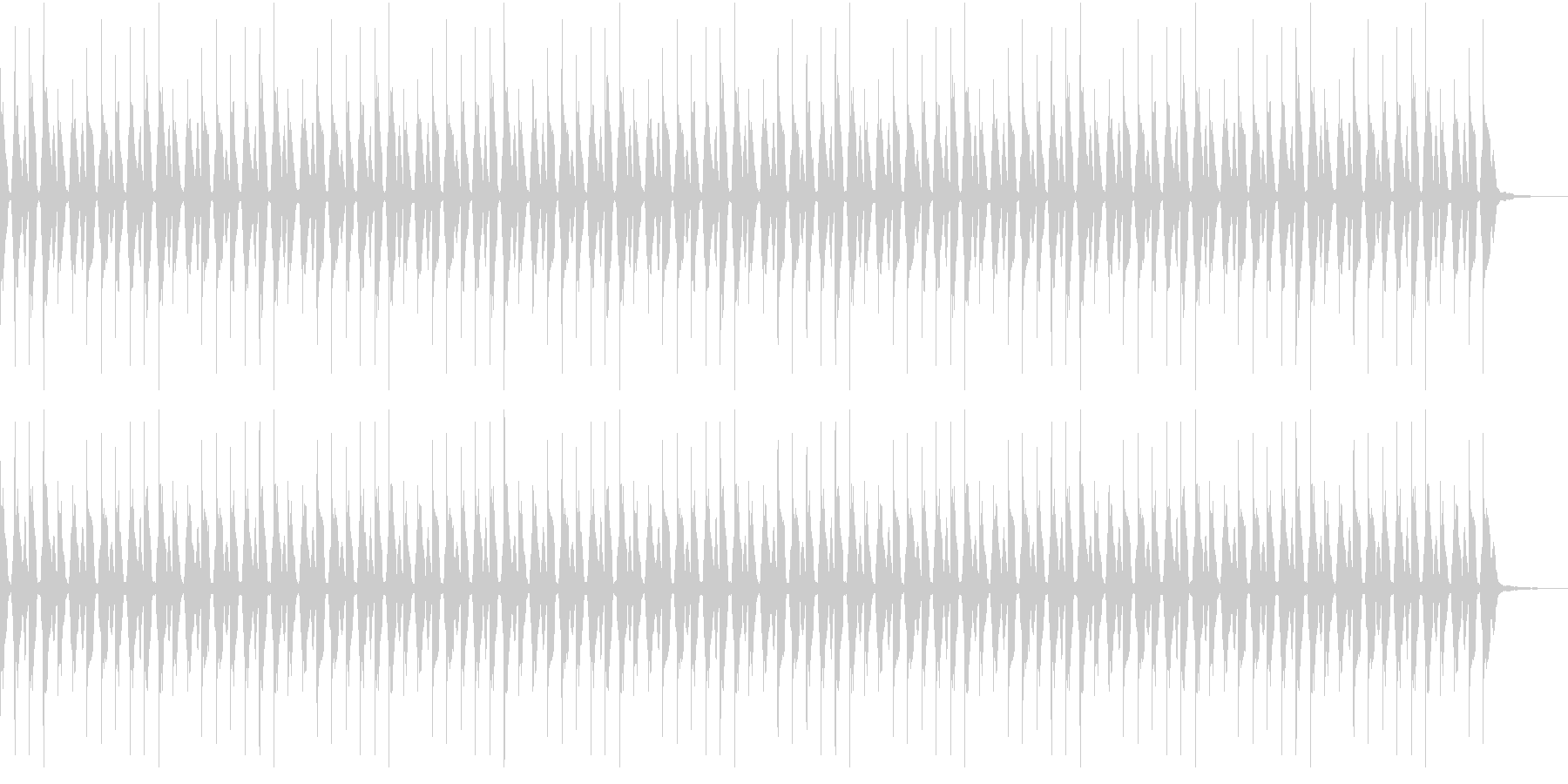 もやもやしたBGM(1分版)の未再生の波形
