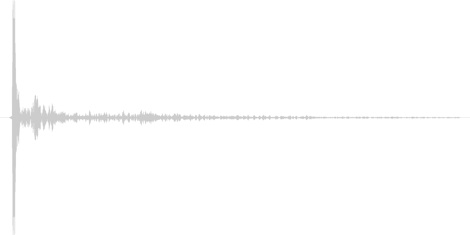 水滴、水の落ちる音です 08の未再生の波形