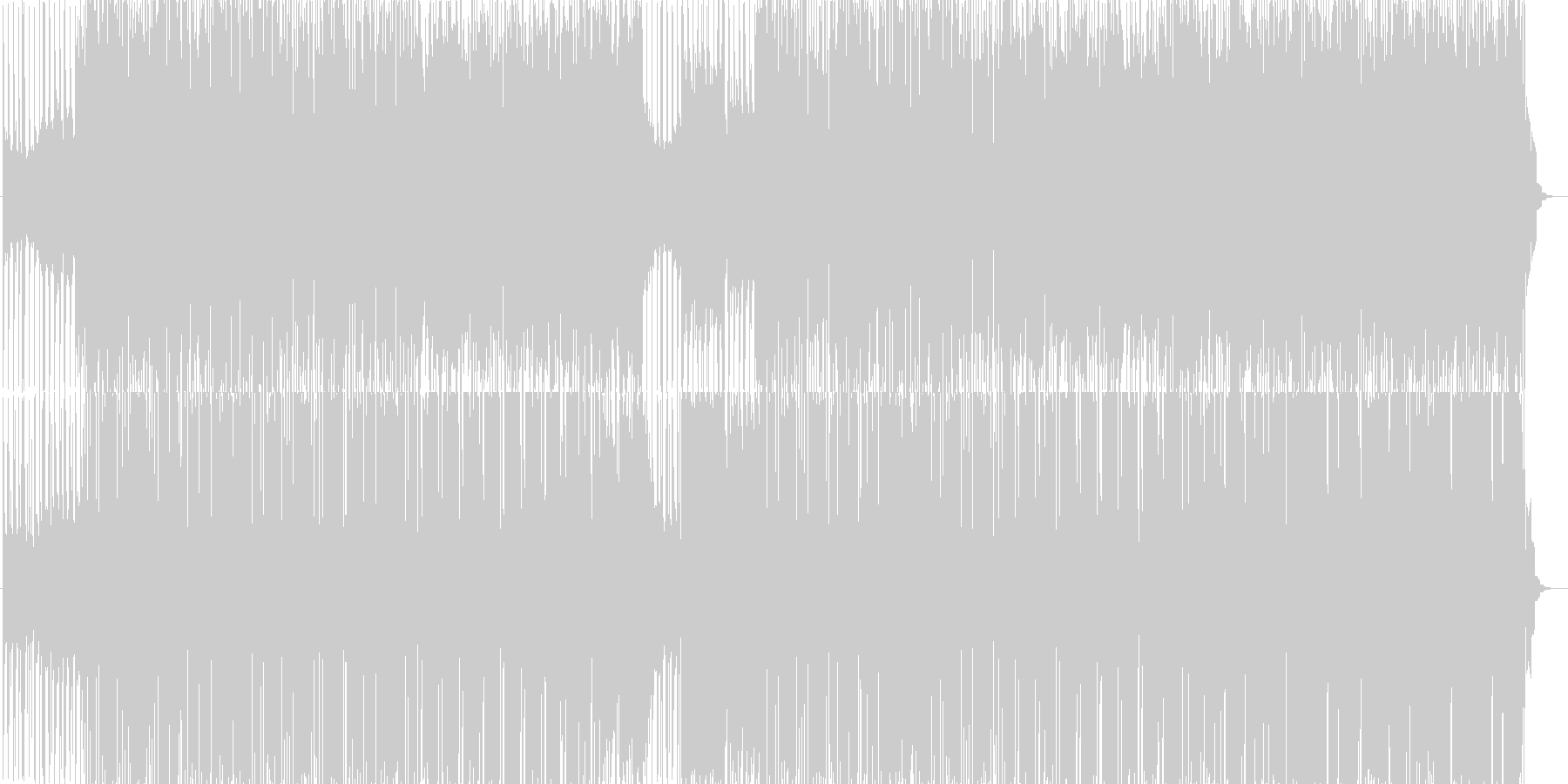 シンセサイザーの音源を中心にうねうね動…の未再生の波形