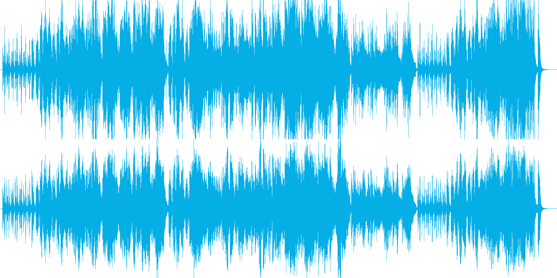 泡の音がとてもキュートなポップスの再生済みの波形