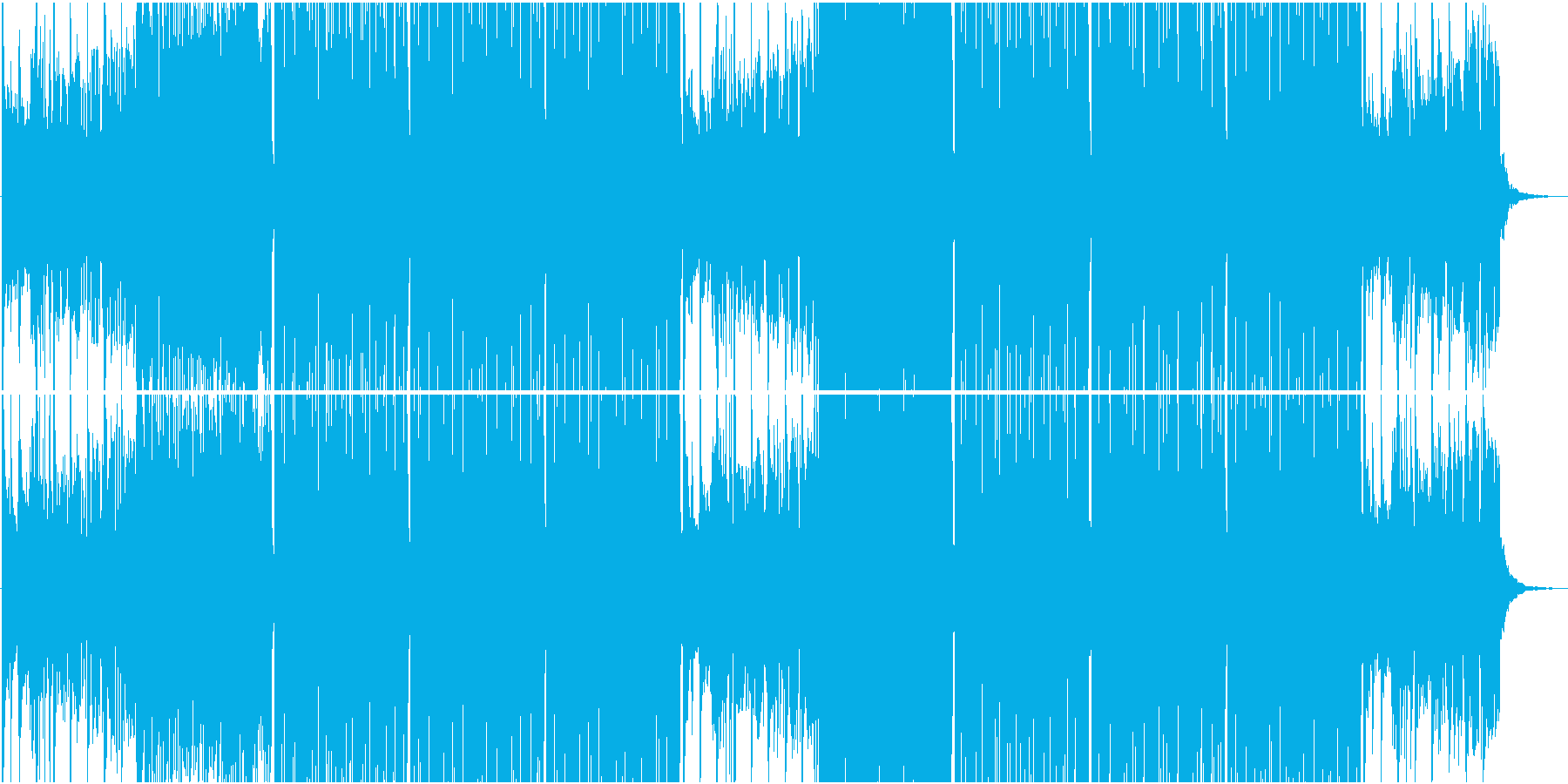 季節感のある和風 Future Bassの再生済みの波形