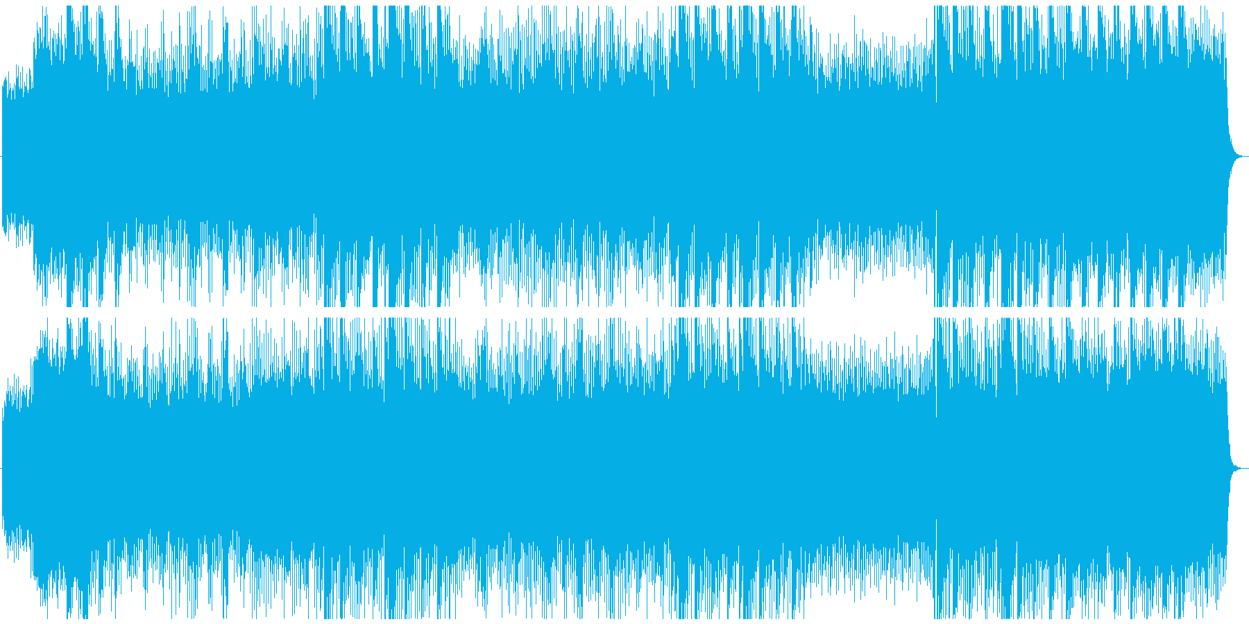 地球一周 癒しの音楽の再生済みの波形