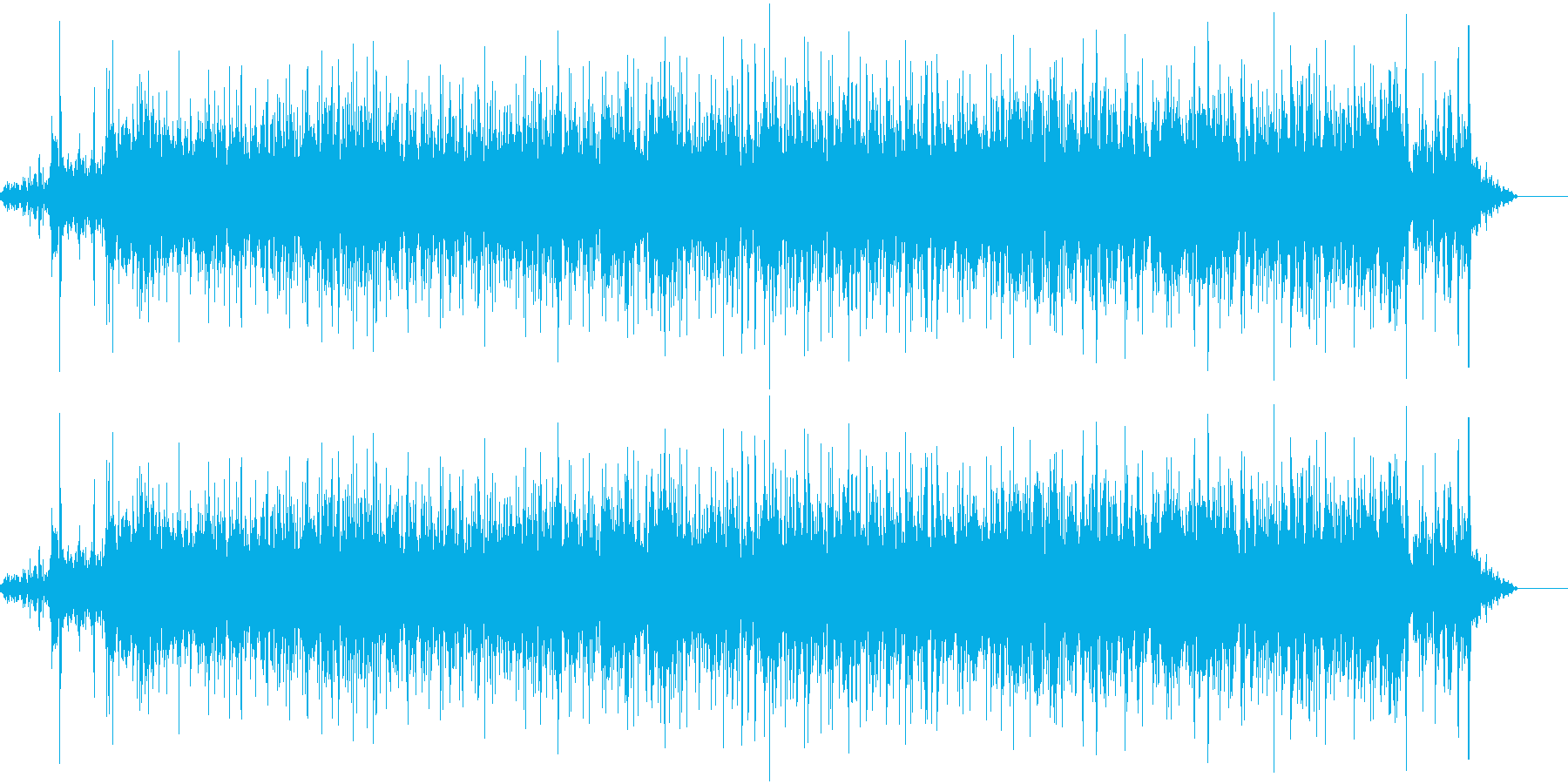 「ジャーー」水道の音です。の再生済みの波形