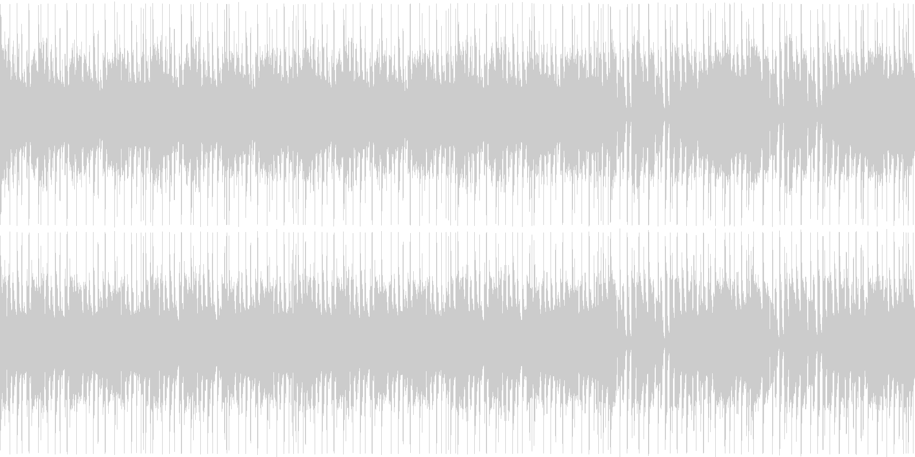 ピアノメインでシンプルな切ない曲の未再生の波形