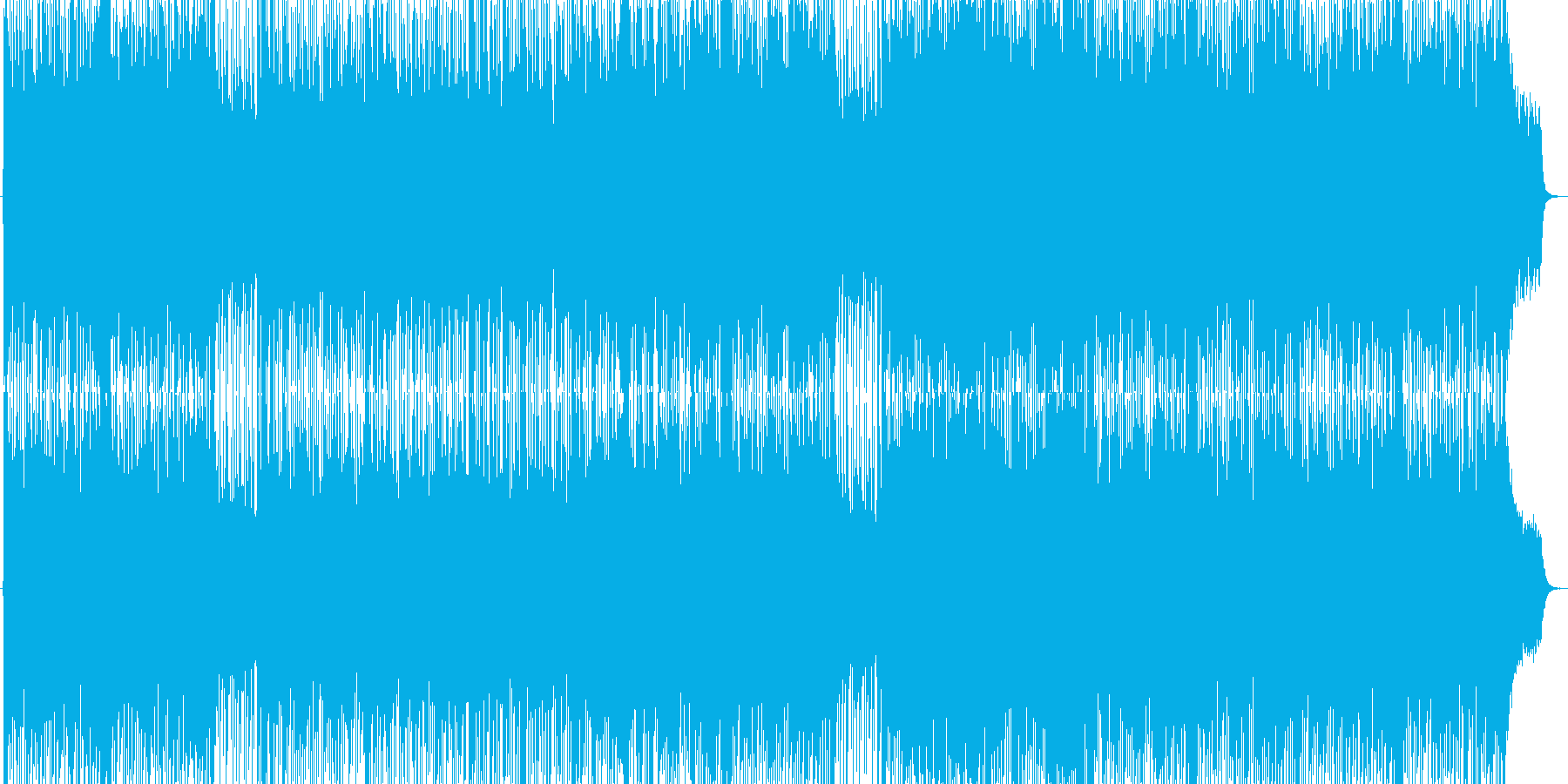 爽やかで疾走感がある曲ですの再生済みの波形