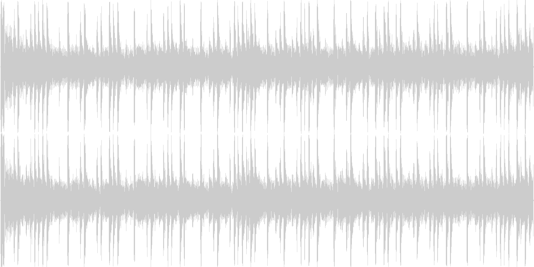 リズミックなイメージをした楽曲です。の未再生の波形