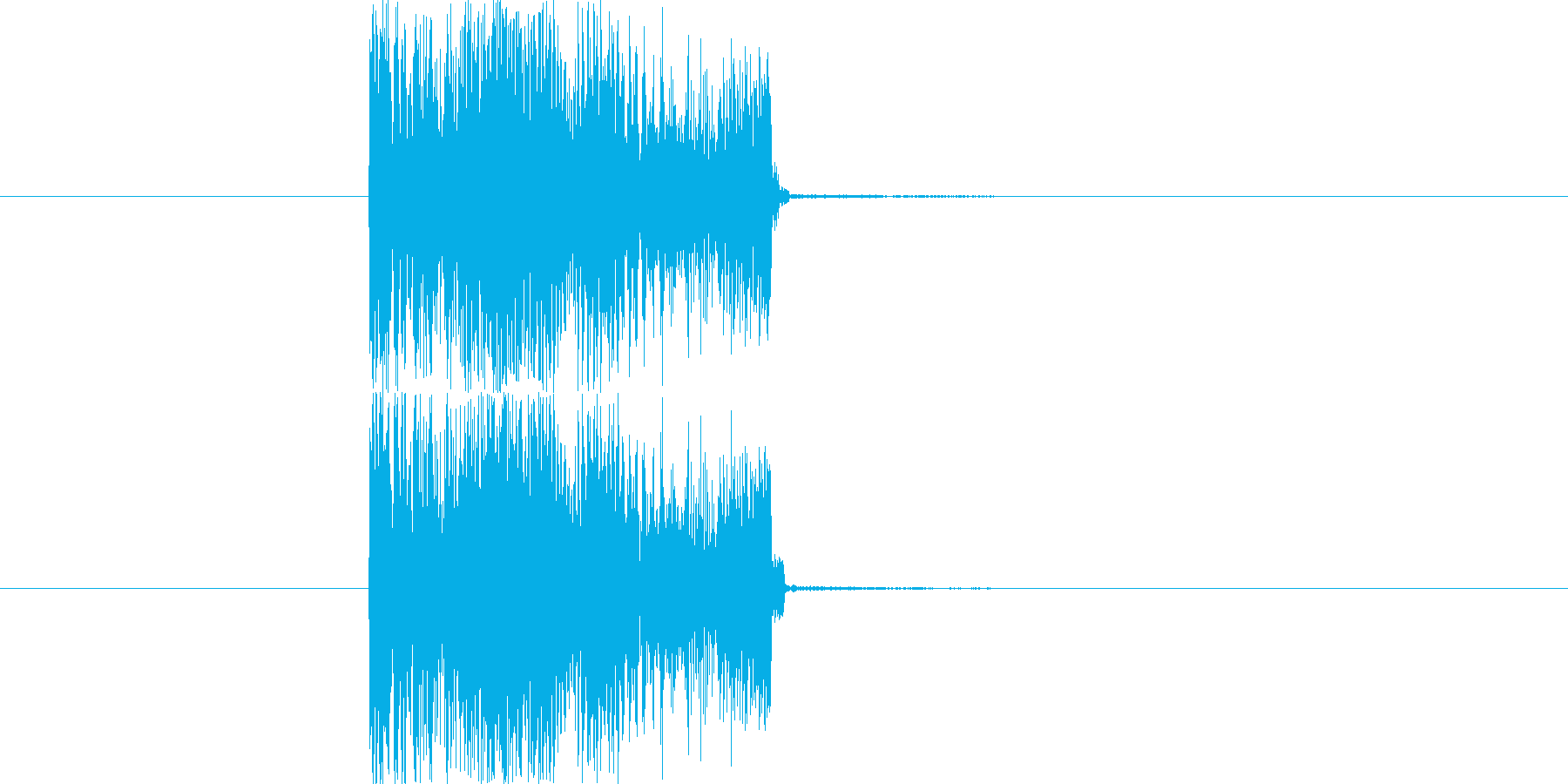 シンセで作った斬撃音です。上から斬るお…の再生済みの波形
