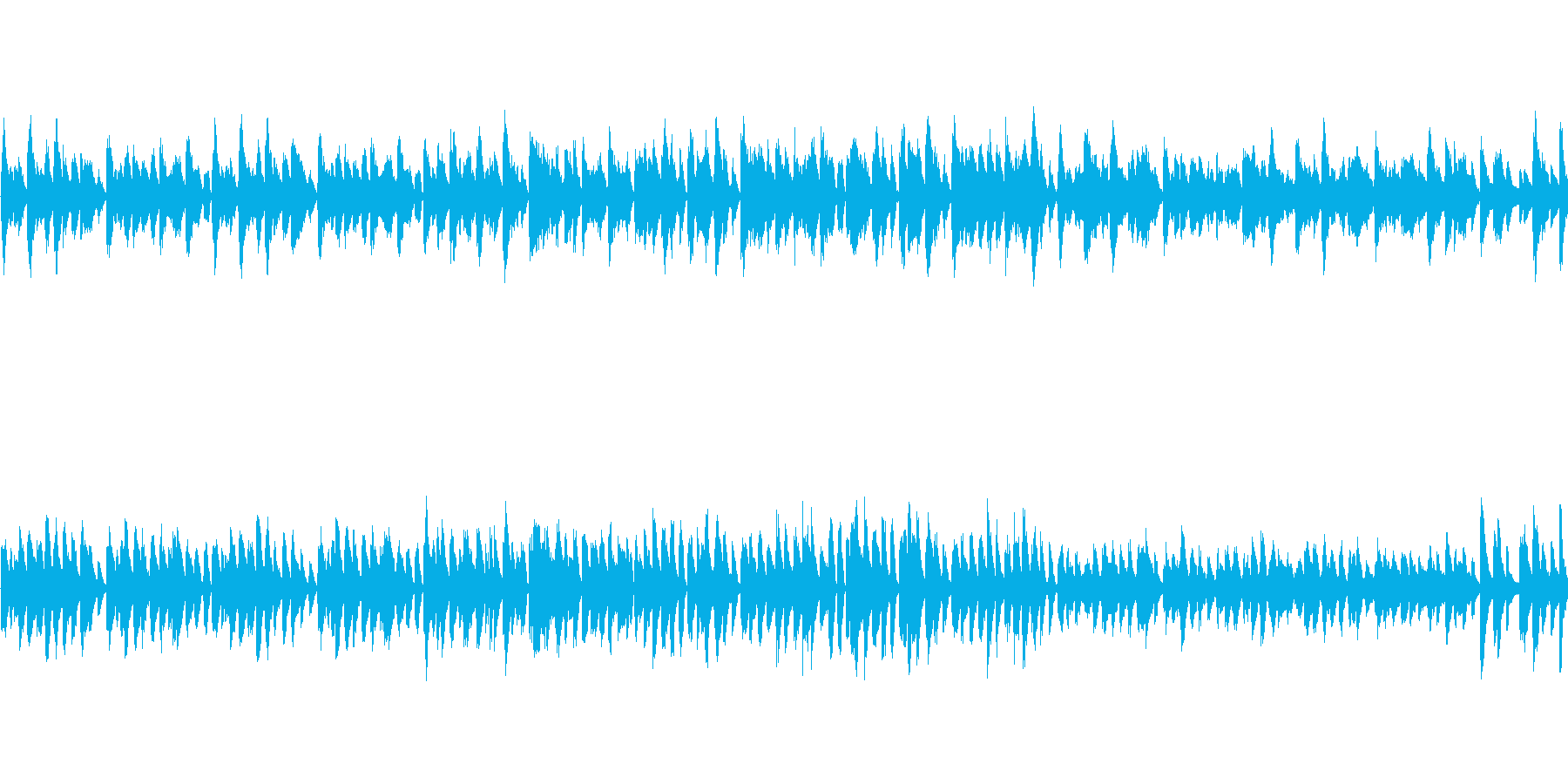 おだやかなかわいい曲 の再生済みの波形