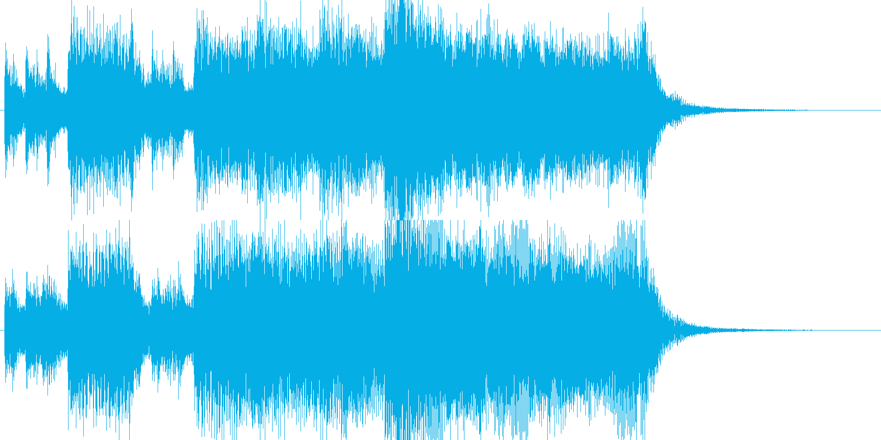 表彰オーケストラファンファーレBGMの再生済みの波形