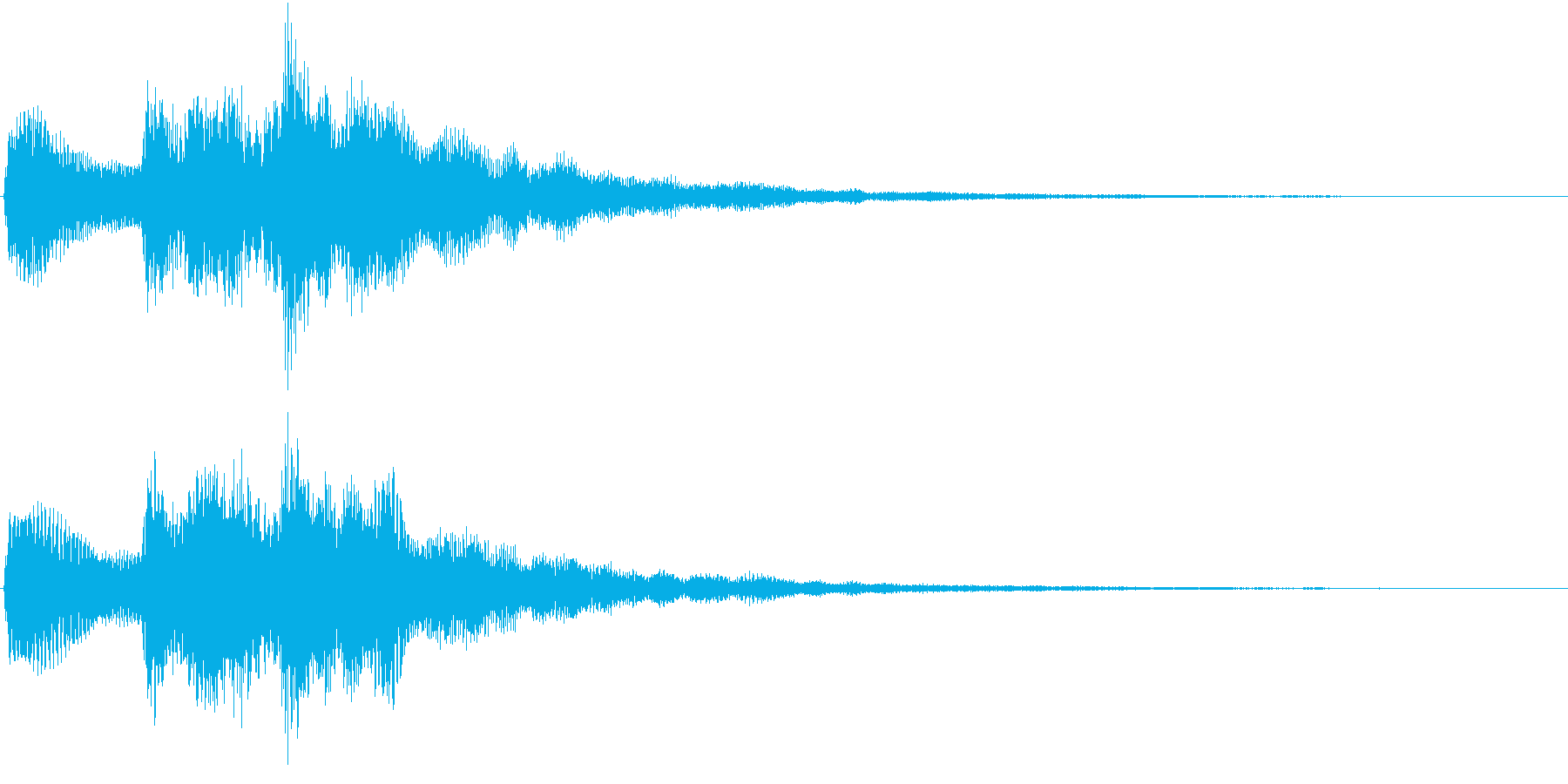 環境音系の効果音です。の再生済みの波形