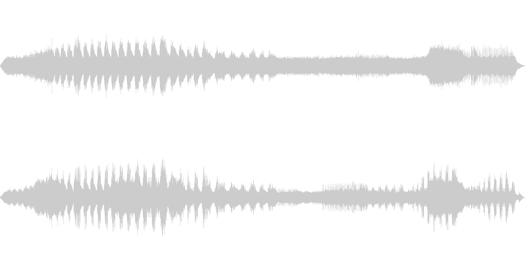 【自然音】蝉の鳴き声01(丹沢湖)の未再生の波形