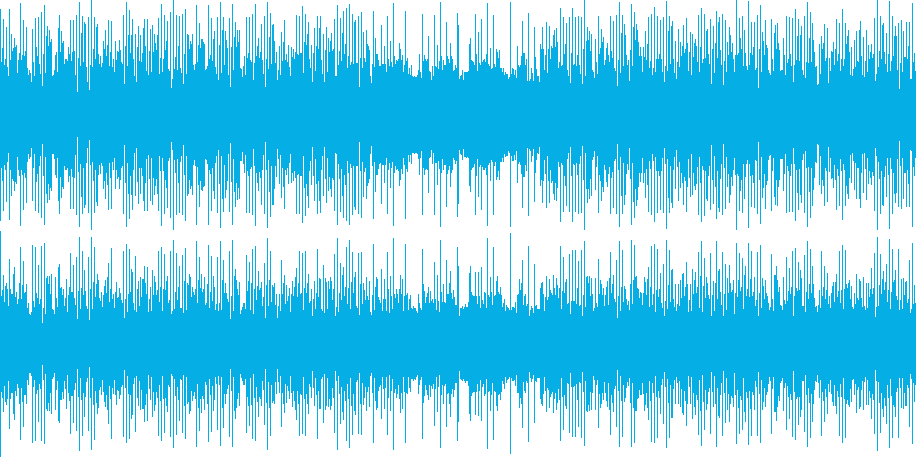 アップテンポで競争や戦いに適した曲の再生済みの波形