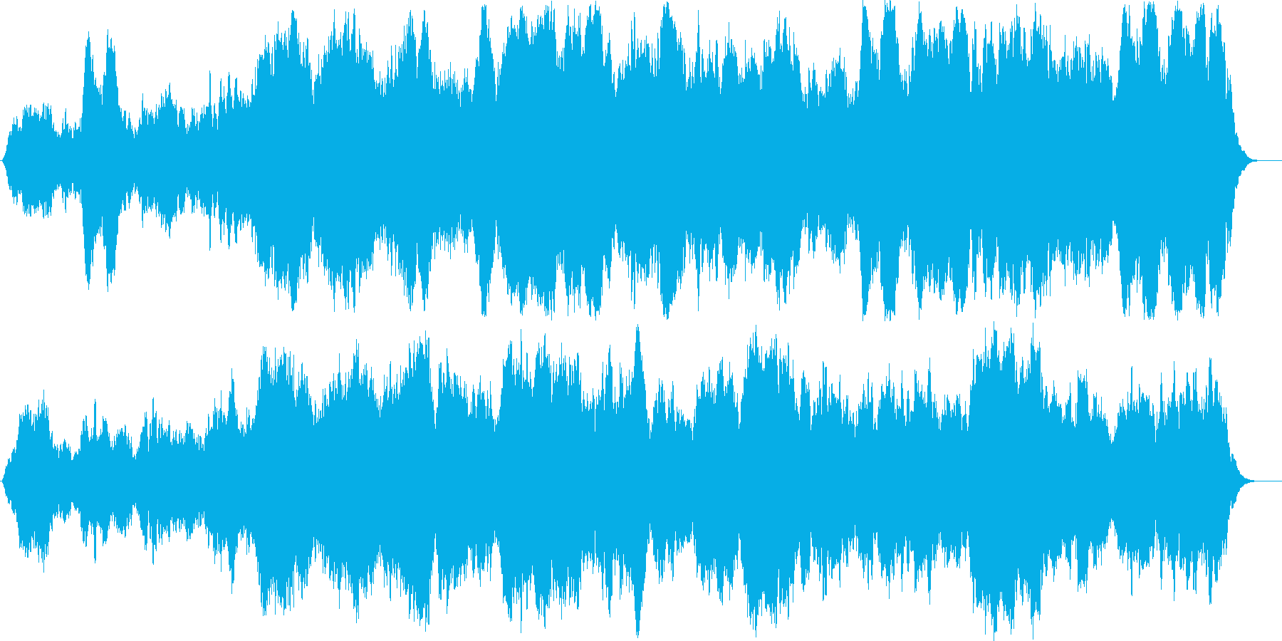 ストリングスをモチーフにしたループ楽曲…の再生済みの波形