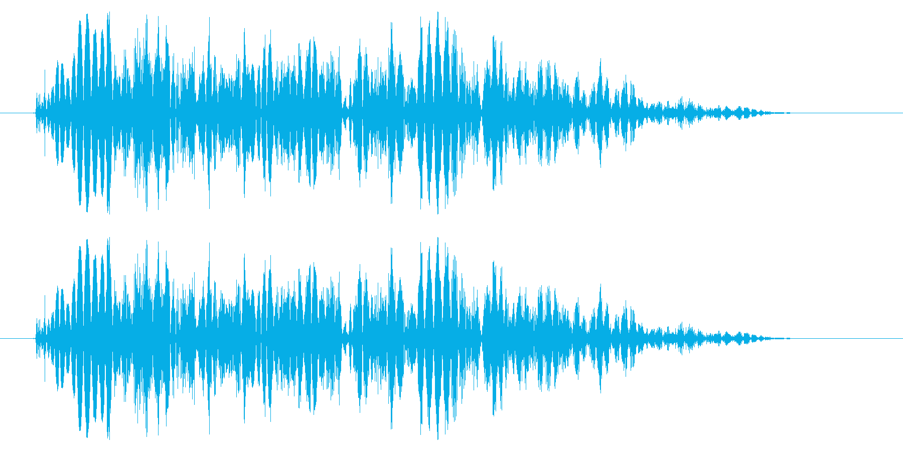 強キック 打撃音 02Hの再生済みの波形