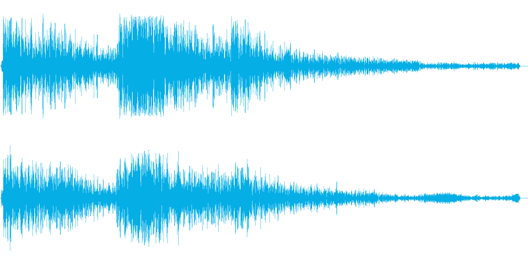 ゴ〜ン(門の音 重い音)の再生済みの波形