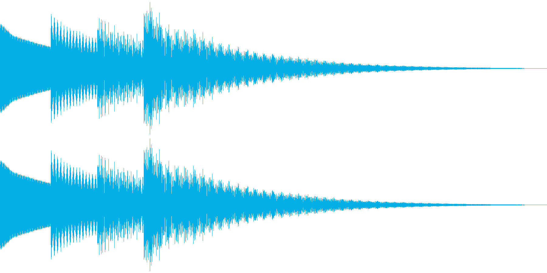 和風、雅な効果音。 ティロリロン~の再生済みの波形