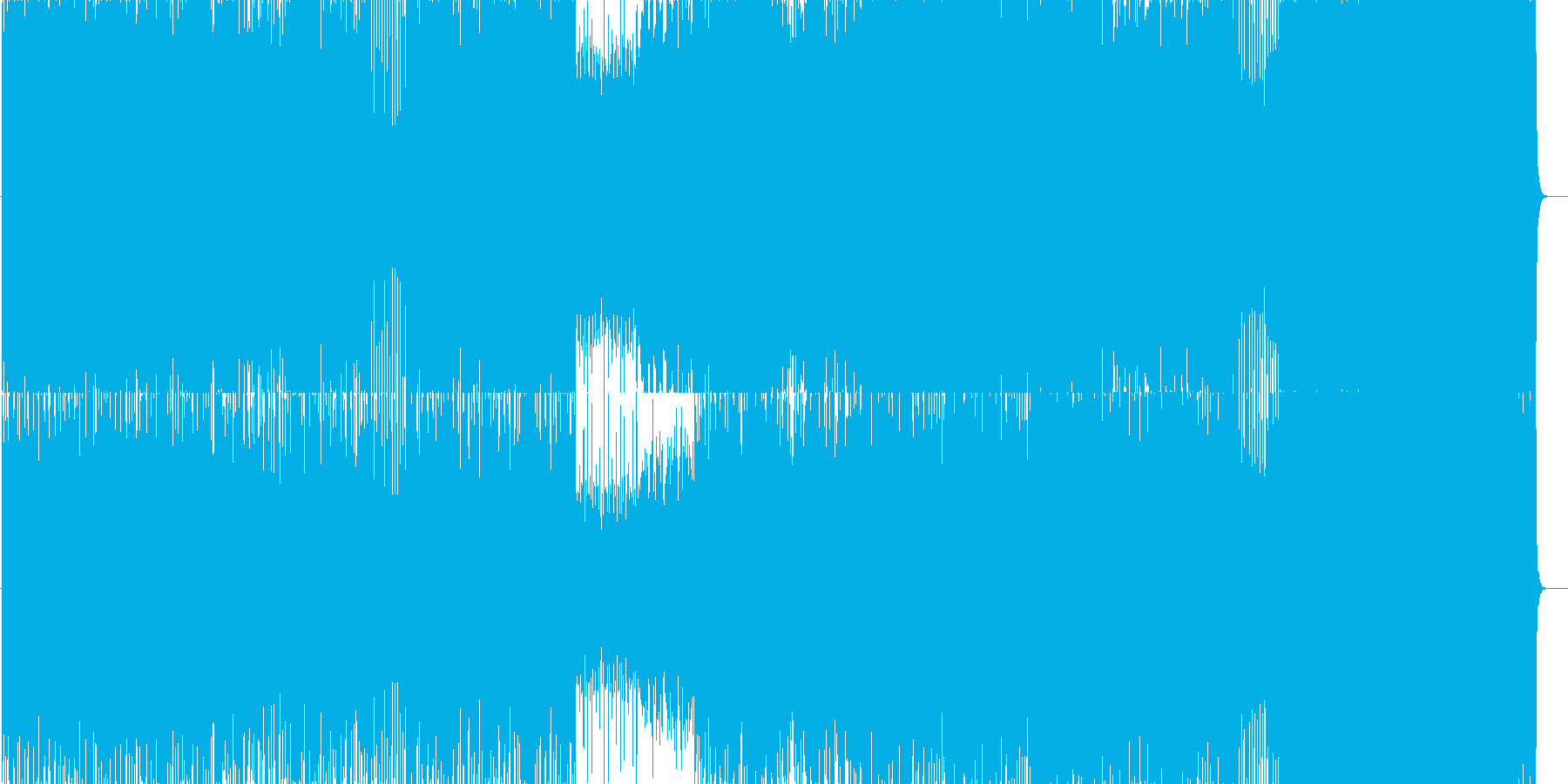 元気が欲しかった時作った曲の再生済みの波形
