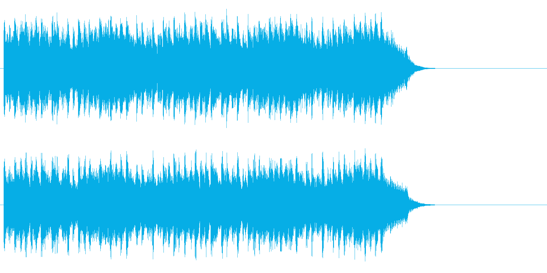 出発のエンディングBGM(サビ)の再生済みの波形