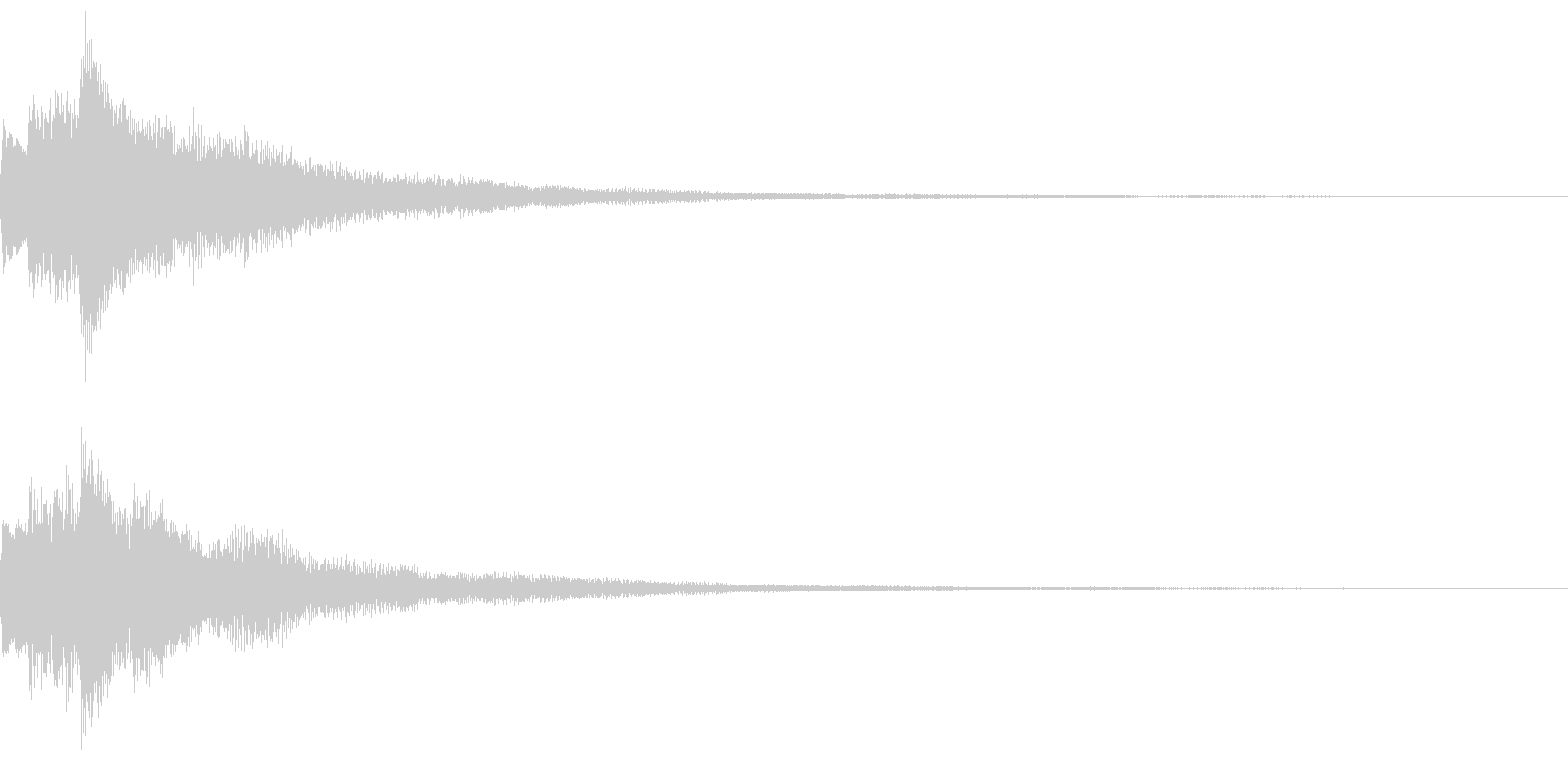 キラキラ キランなアタック音6の未再生の波形