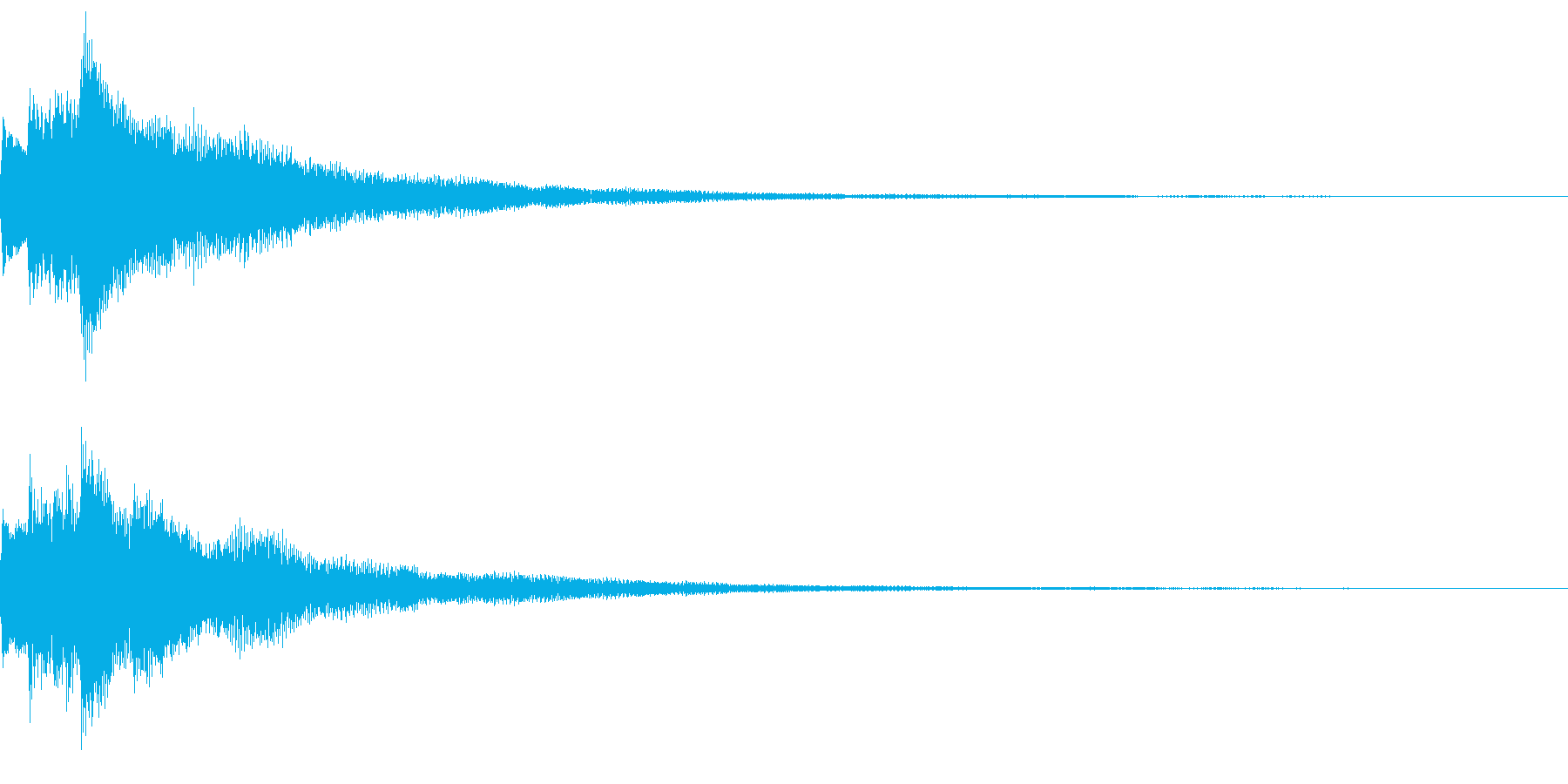 キラキラ キランなアタック音6の再生済みの波形