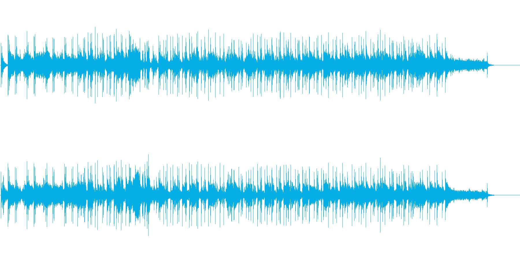明るいオープニング(ホーンセクション)の再生済みの波形