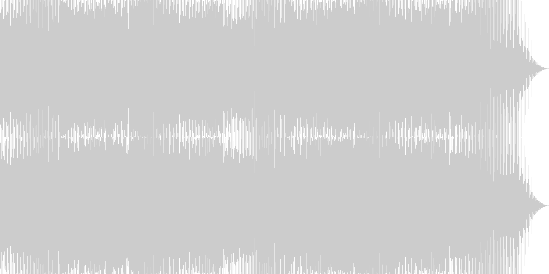 ブラスがかっこいいノリノリラテンハウスの未再生の波形