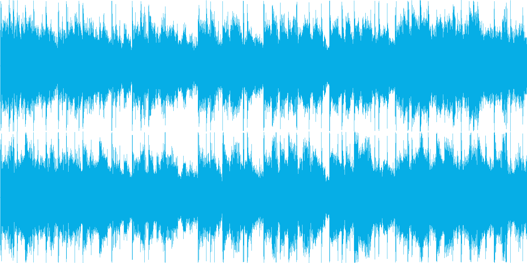 リズミックなイメージをした楽曲です。の再生済みの波形