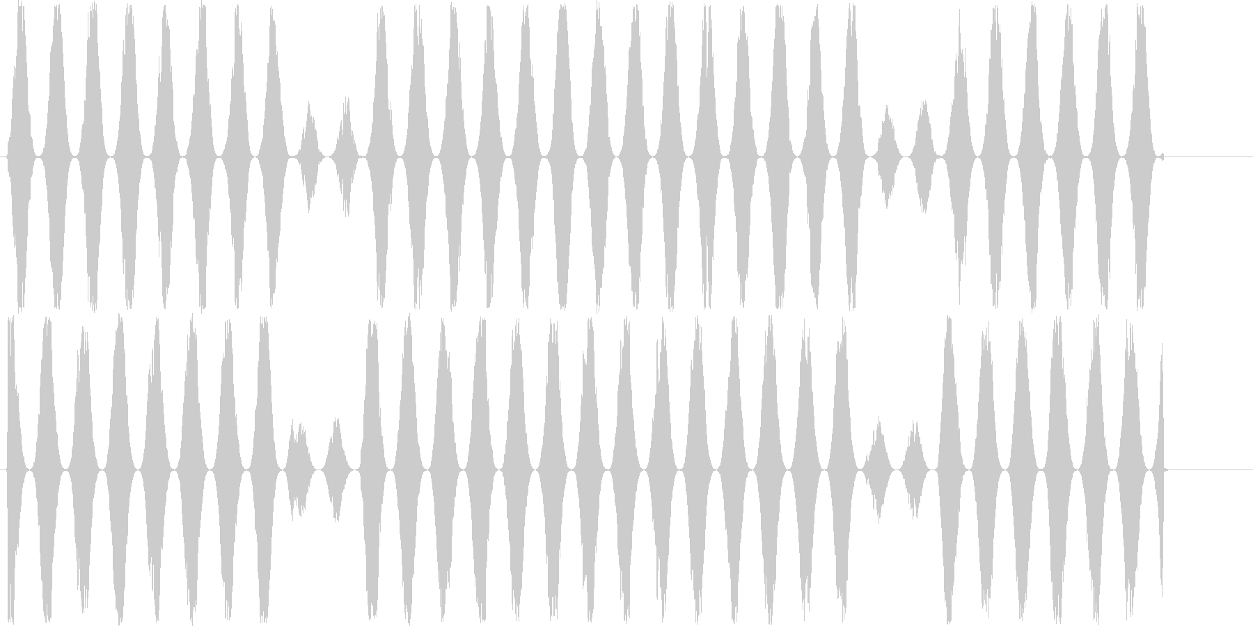 【可愛い効果音/ぴよぴよ】の未再生の波形