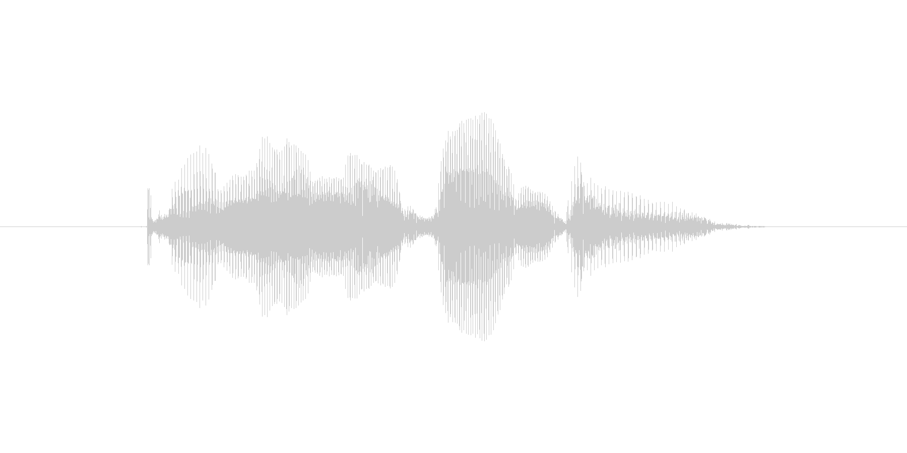 君の番だよの未再生の波形