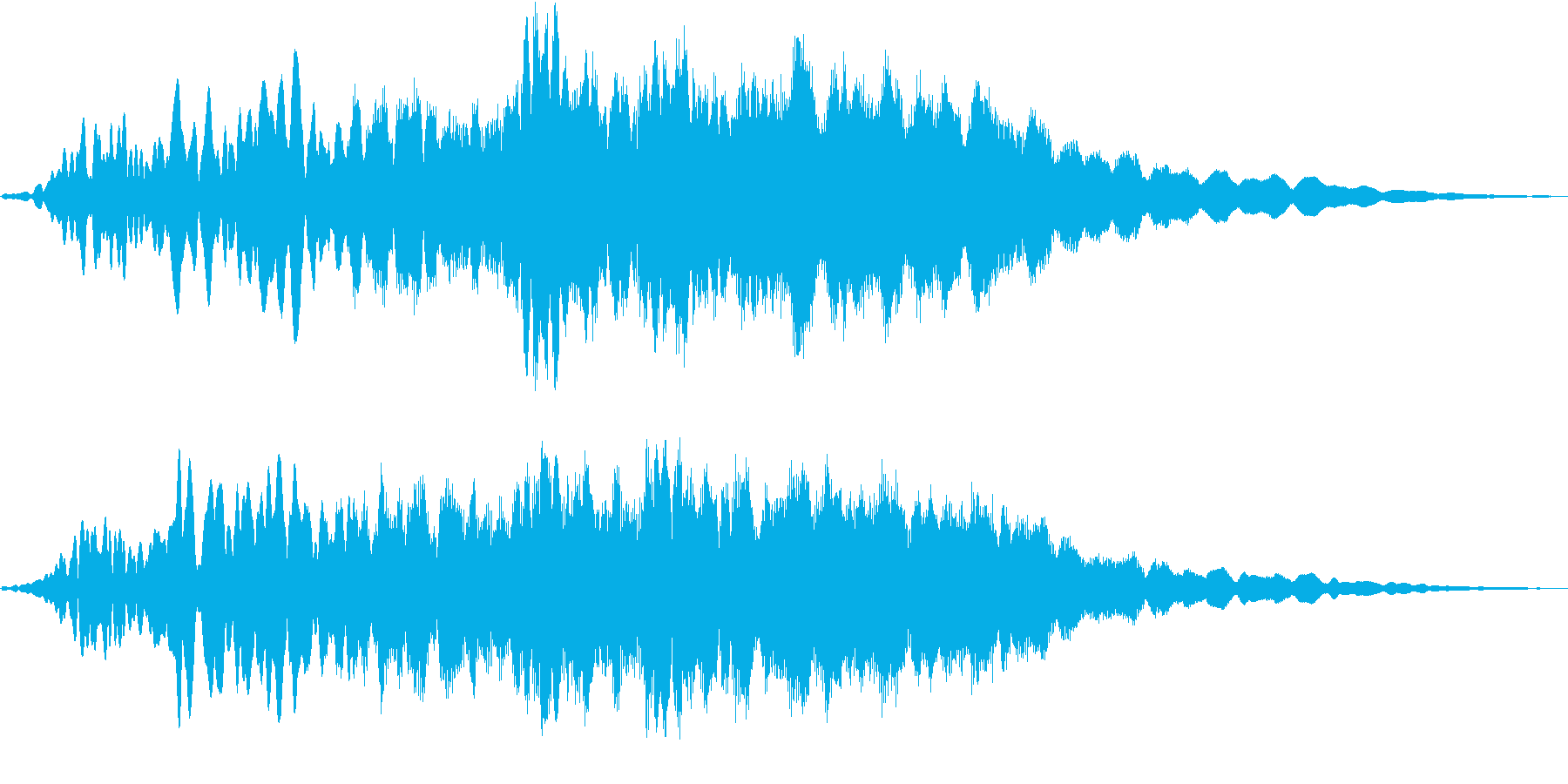 ミステリー系の短い効果音です。の再生済みの波形