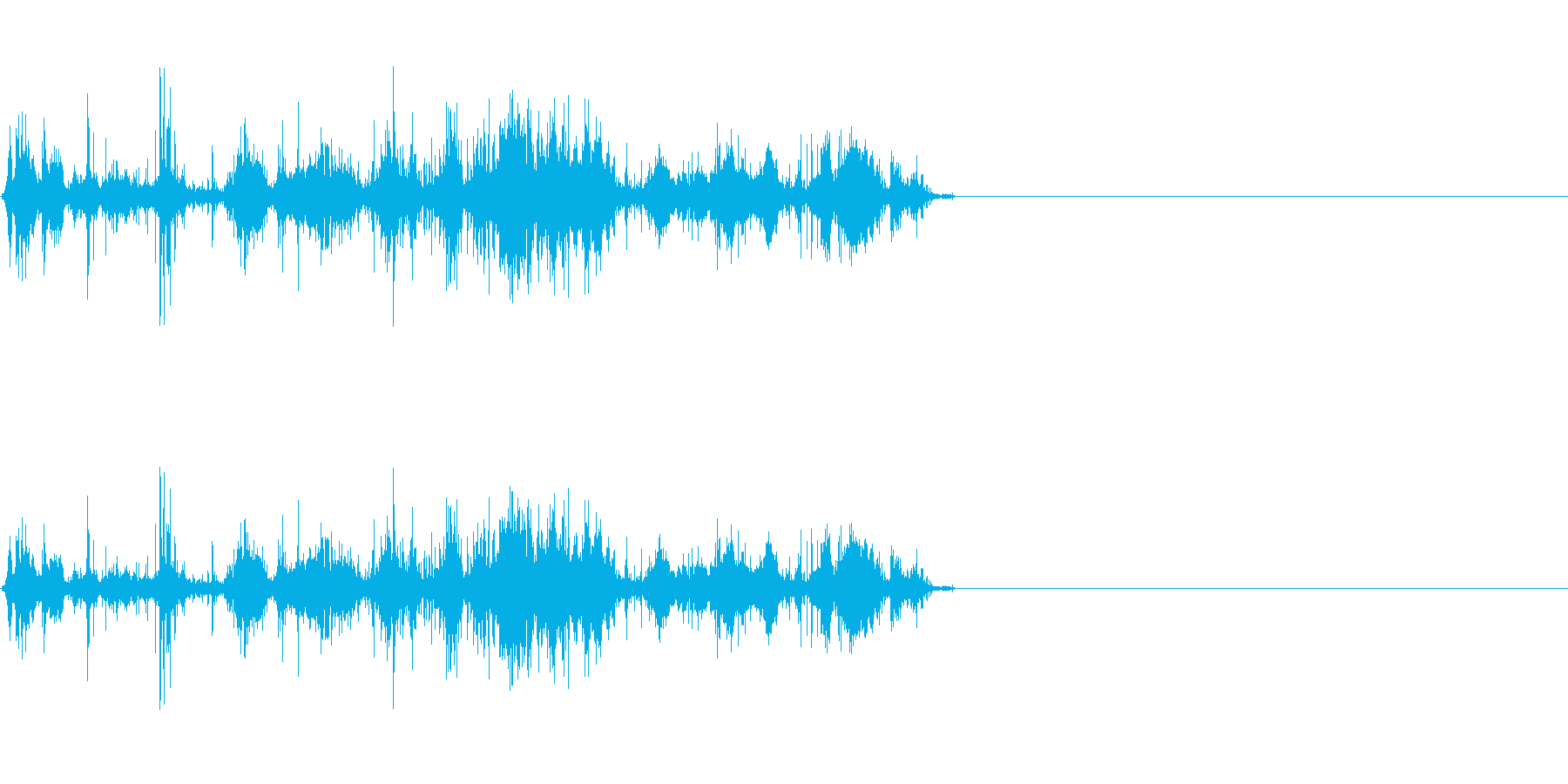 岩が崩れる音 (2)の再生済みの波形